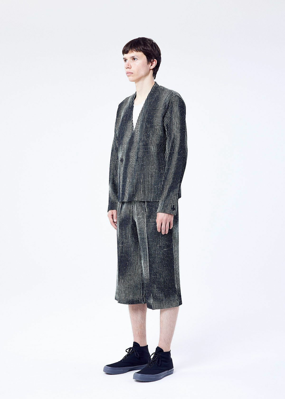 Issey Miyake Issey Miyake Homme Plisse 2022 SS Network Check Jacket Size US S / EU 44-46 / 1 - 5 Thumbnail