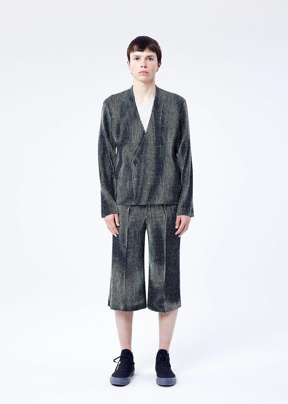 Issey Miyake Issey Miyake Homme Plisse 2022 SS Network Check Jacket Size US S / EU 44-46 / 1 - 6 Thumbnail