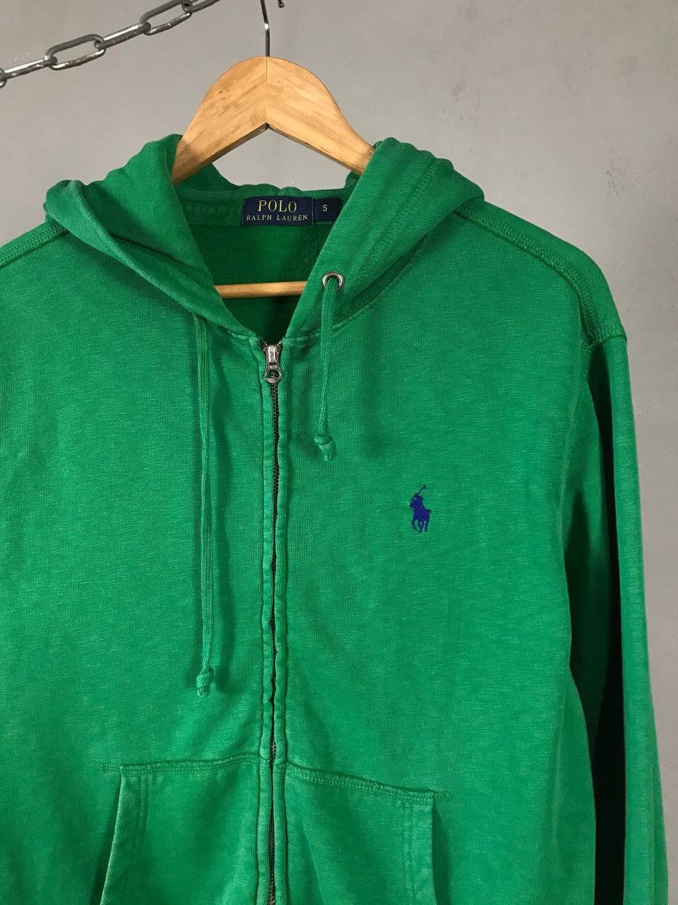 Polo Ralph Lauren Polo Ralph Lauren vintage luxury green zip hoodie Size US S / EU 44-46 / 1 - 2 Thumbnail
