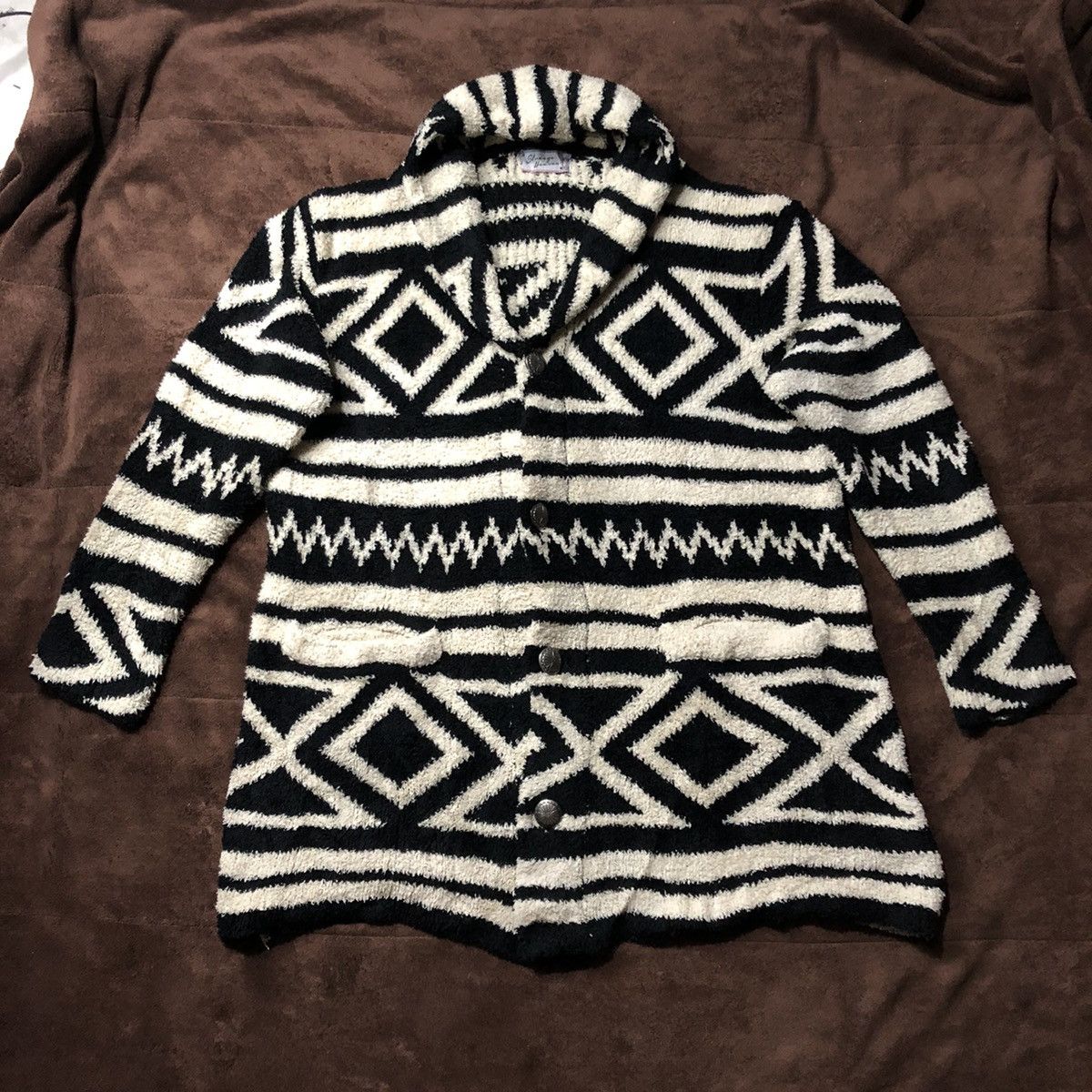 Japanese Brand Stranger Heaven Knitwear Wacko Maria Design Size US XXL / EU 58 / 5 - 1 Thumbnail