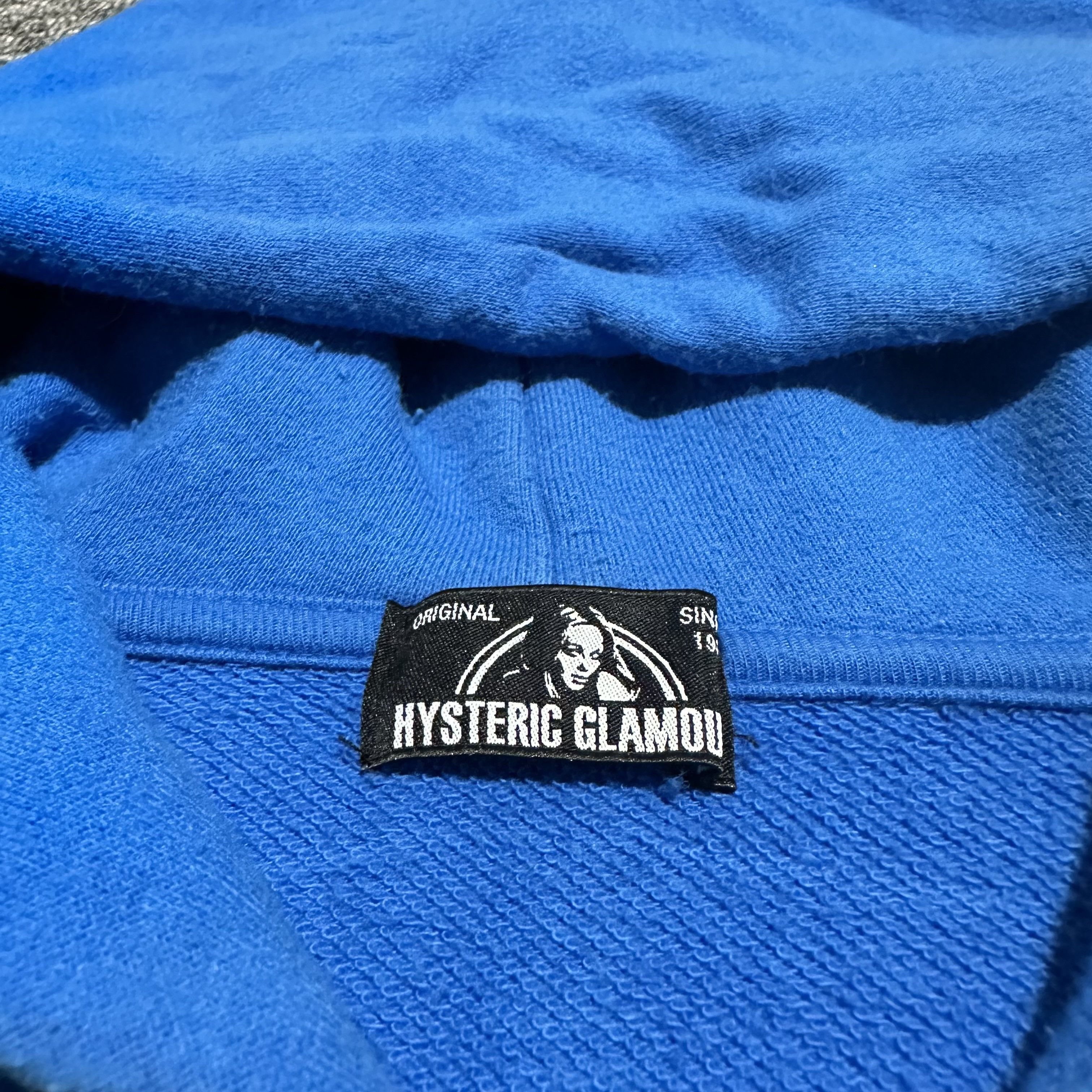 Hysteric Glamour Hysteric Glamour Contort Yourself Blue Zip up hoodie Size US XS / EU 42 / 0 - 7 Thumbnail