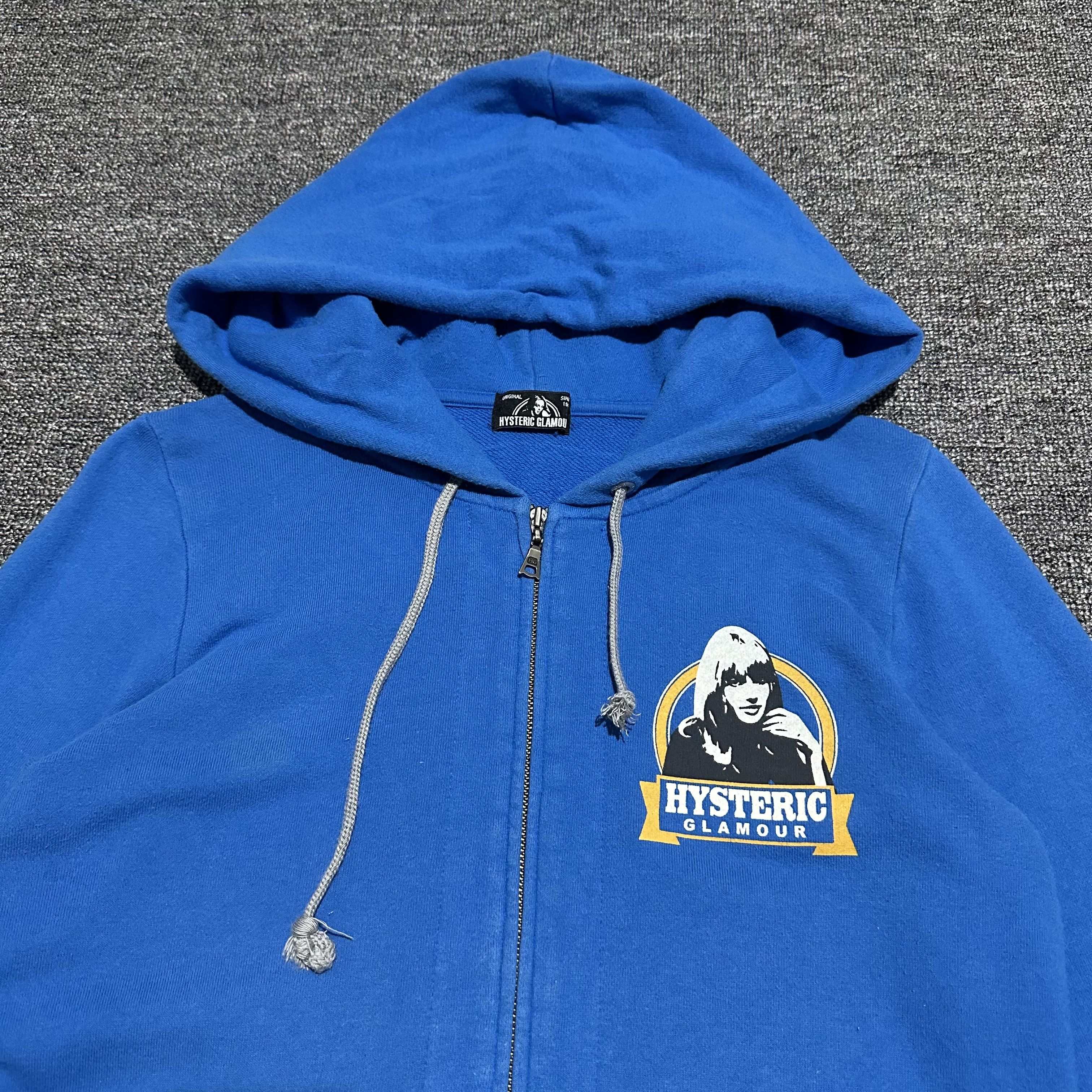 Hysteric Glamour Hysteric Glamour Contort Yourself Blue Zip up hoodie Size US XS / EU 42 / 0 - 4 Thumbnail