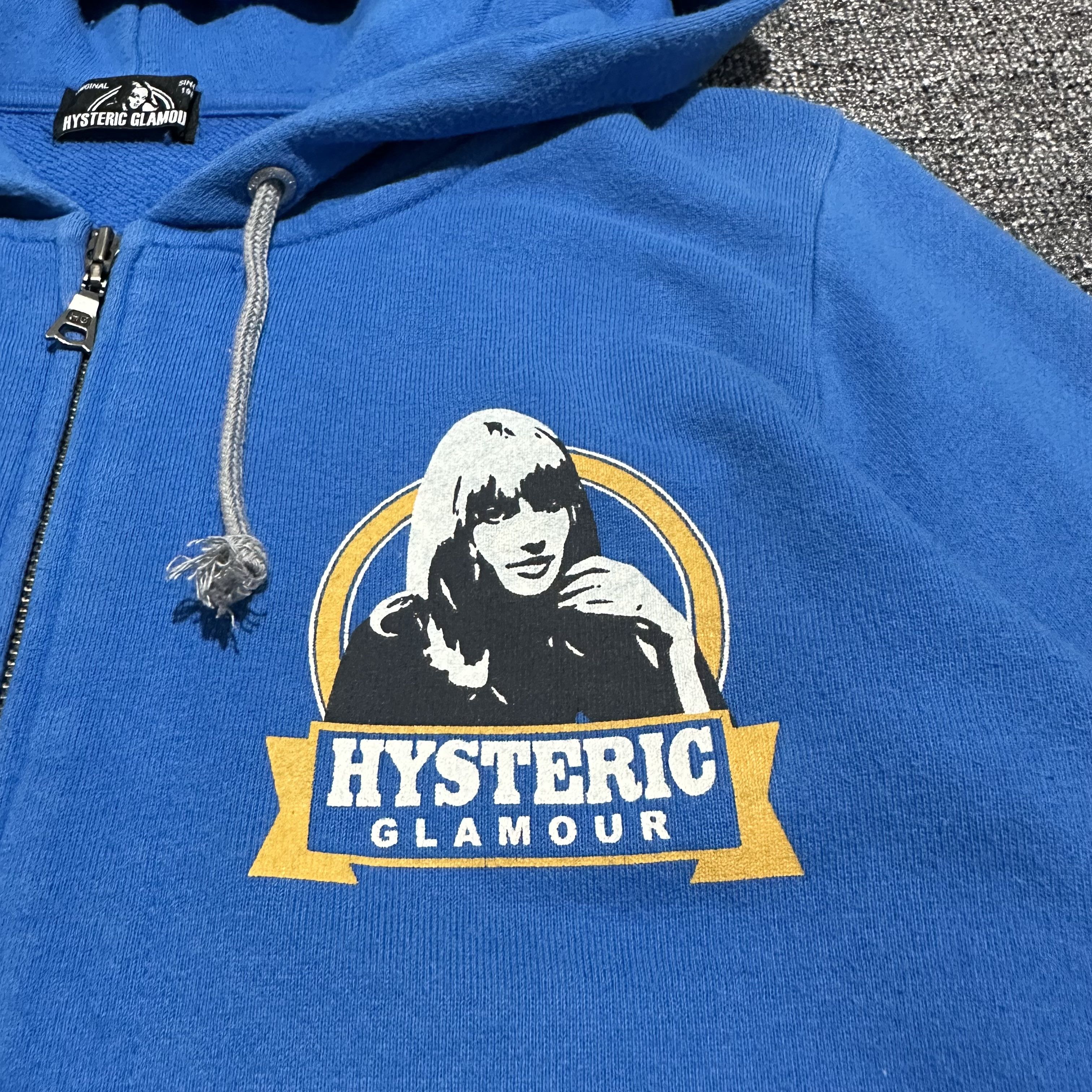Hysteric Glamour Hysteric Glamour Contort Yourself Blue Zip up hoodie Size US XS / EU 42 / 0 - 5 Thumbnail
