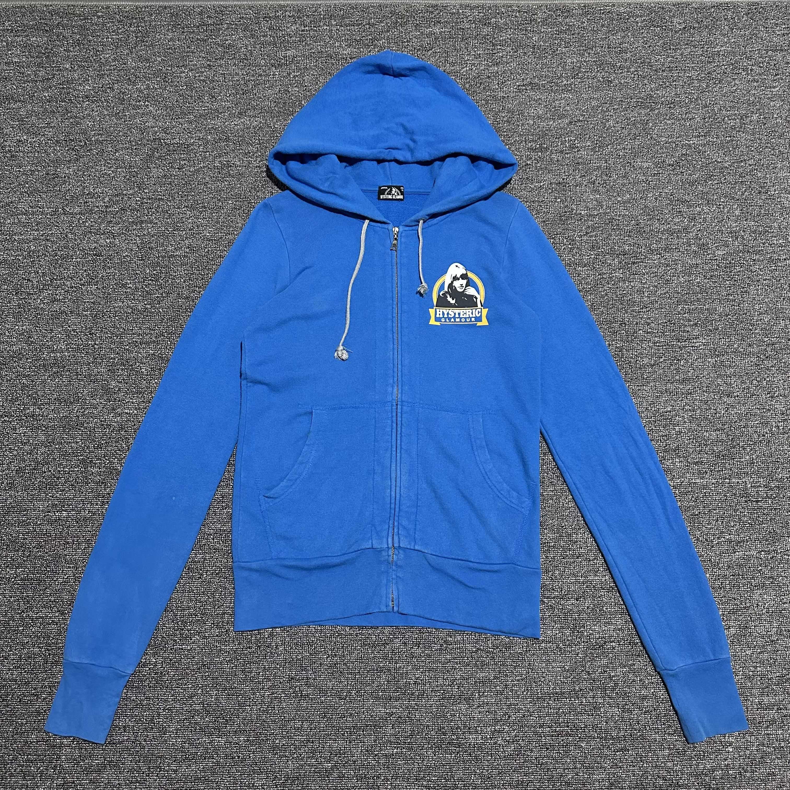 Hysteric Glamour Hysteric Glamour Contort Yourself Blue Zip up hoodie Size US XS / EU 42 / 0 - 3 Thumbnail