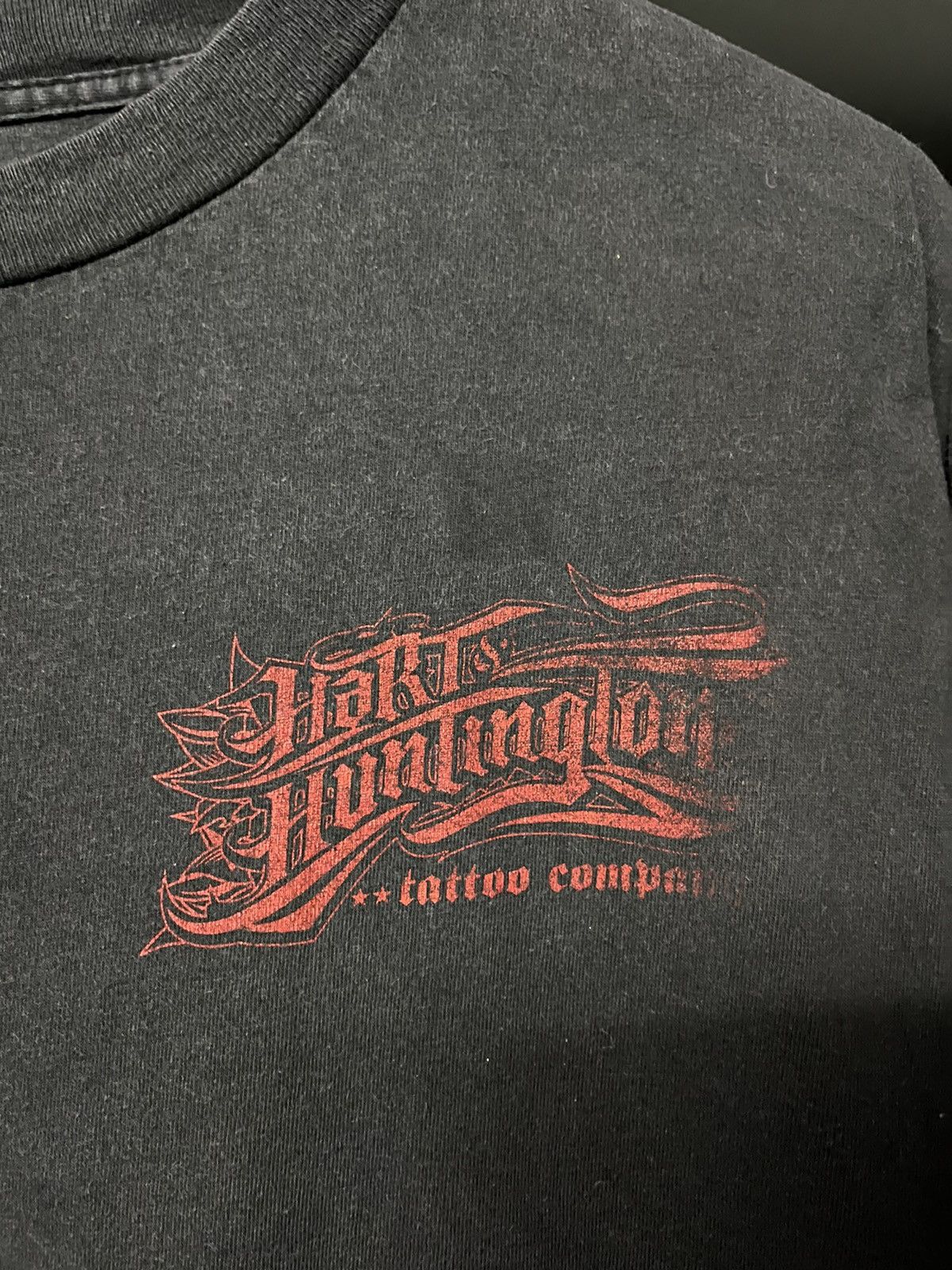 Vintage Vintage Y2K Hart Huntington Girl By Tattoo Company Tee Size US XXL / EU 58 / 5 - 8 Thumbnail