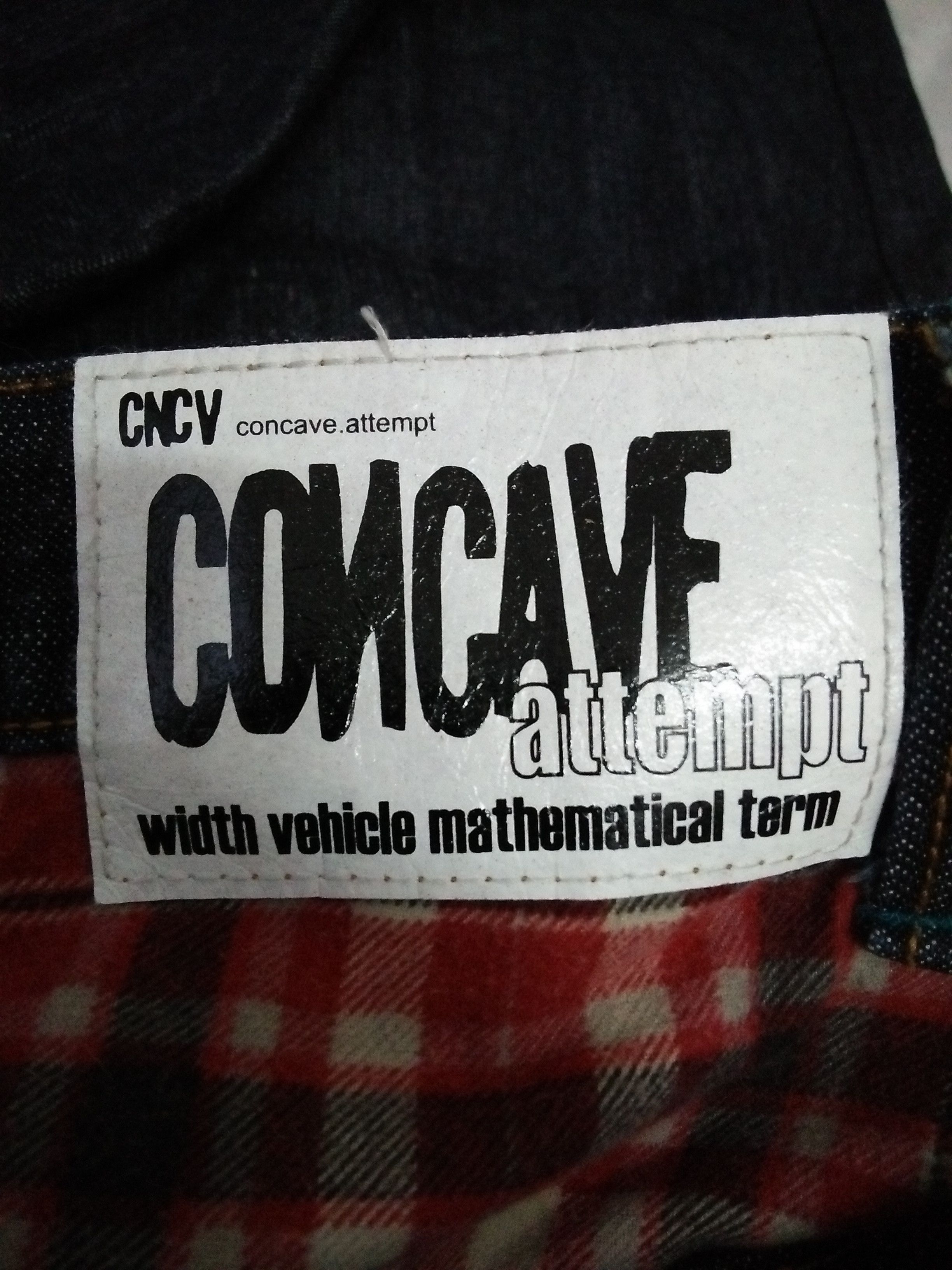 Designer CAV CONCAVE ATTEMPT EMPT DENIM JAPAN (A907) Size US 35 - 12 Thumbnail
