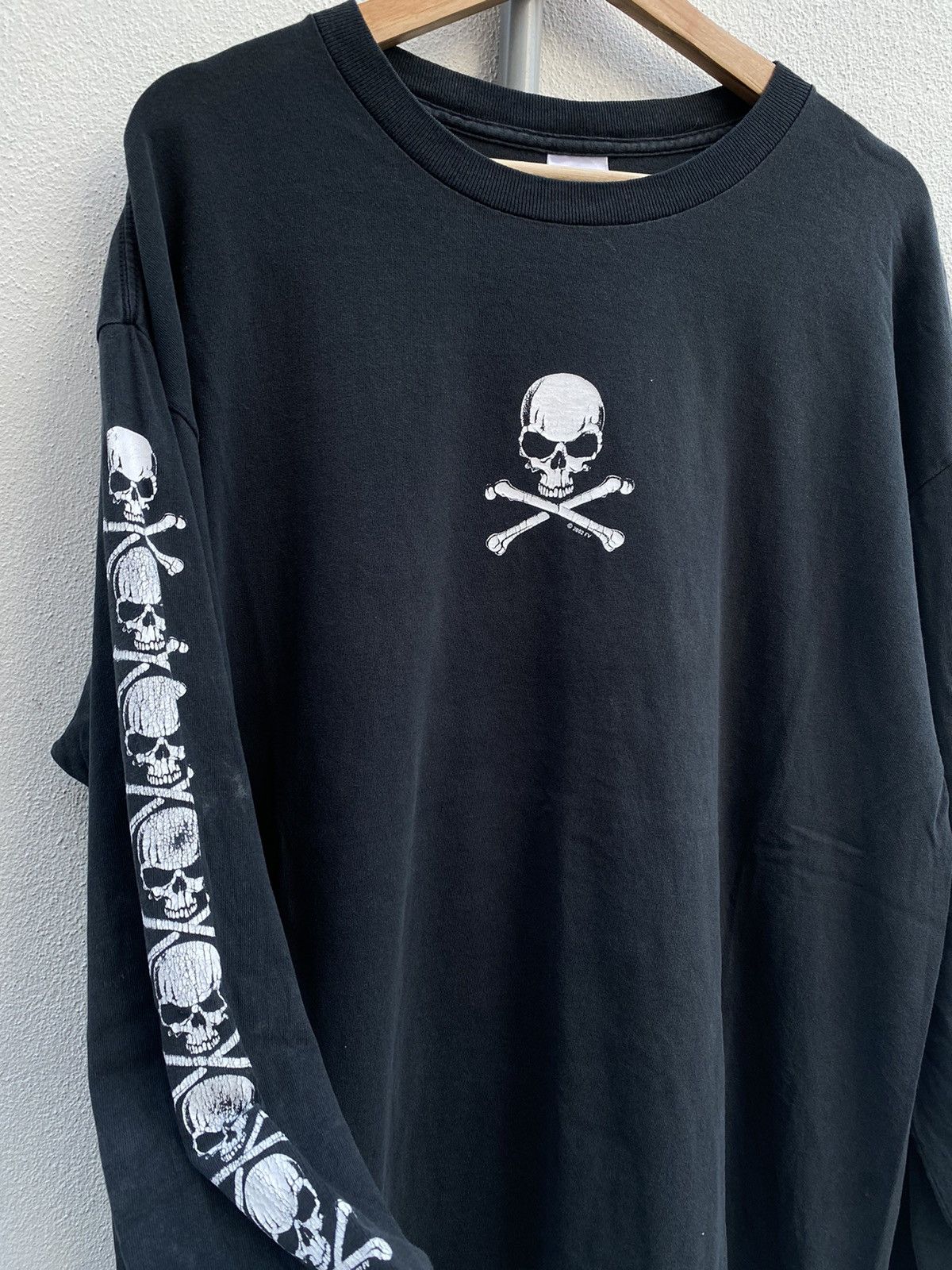 image of Fashion Victim Skull Long Sleeves in Black, Men's (Size XL)