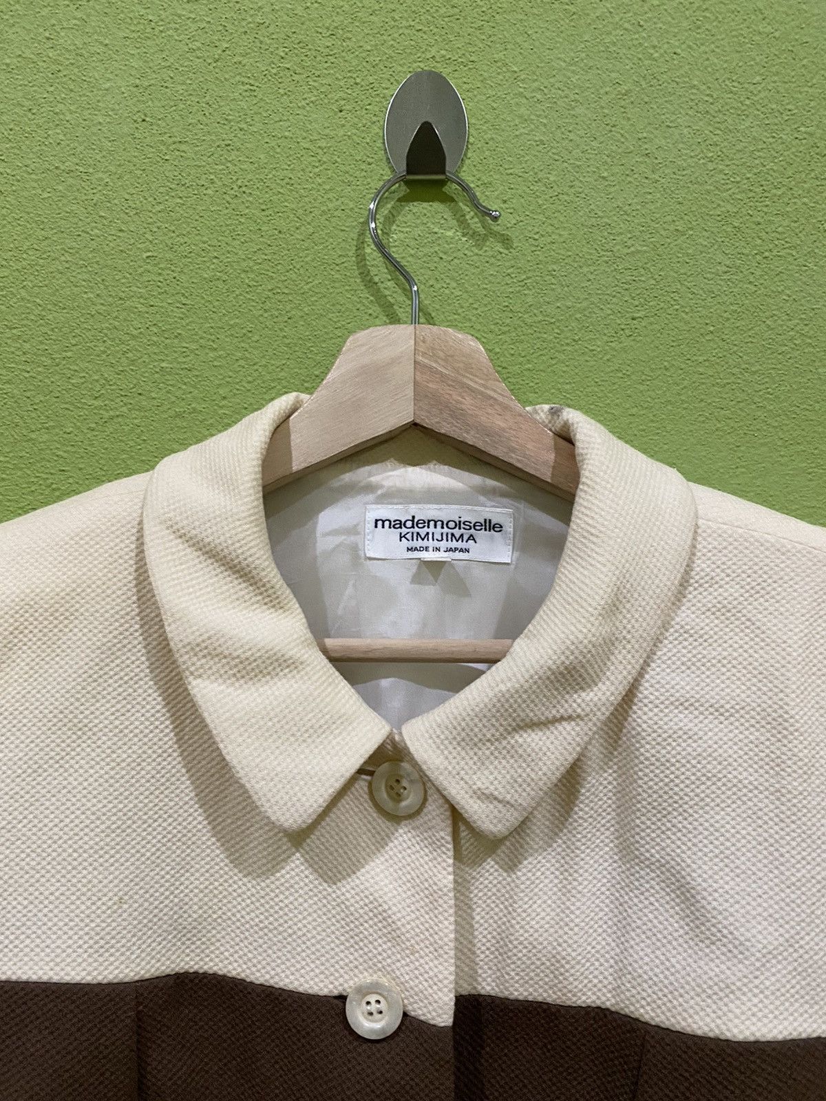Designer × Japanese Brand × Mademoiselle Non Non MODEMOISELLE KIMIJIMA BUTTON NICE DESIGN JACKET Size US M / EU 48-50 / 2 - 2 Thumbnail