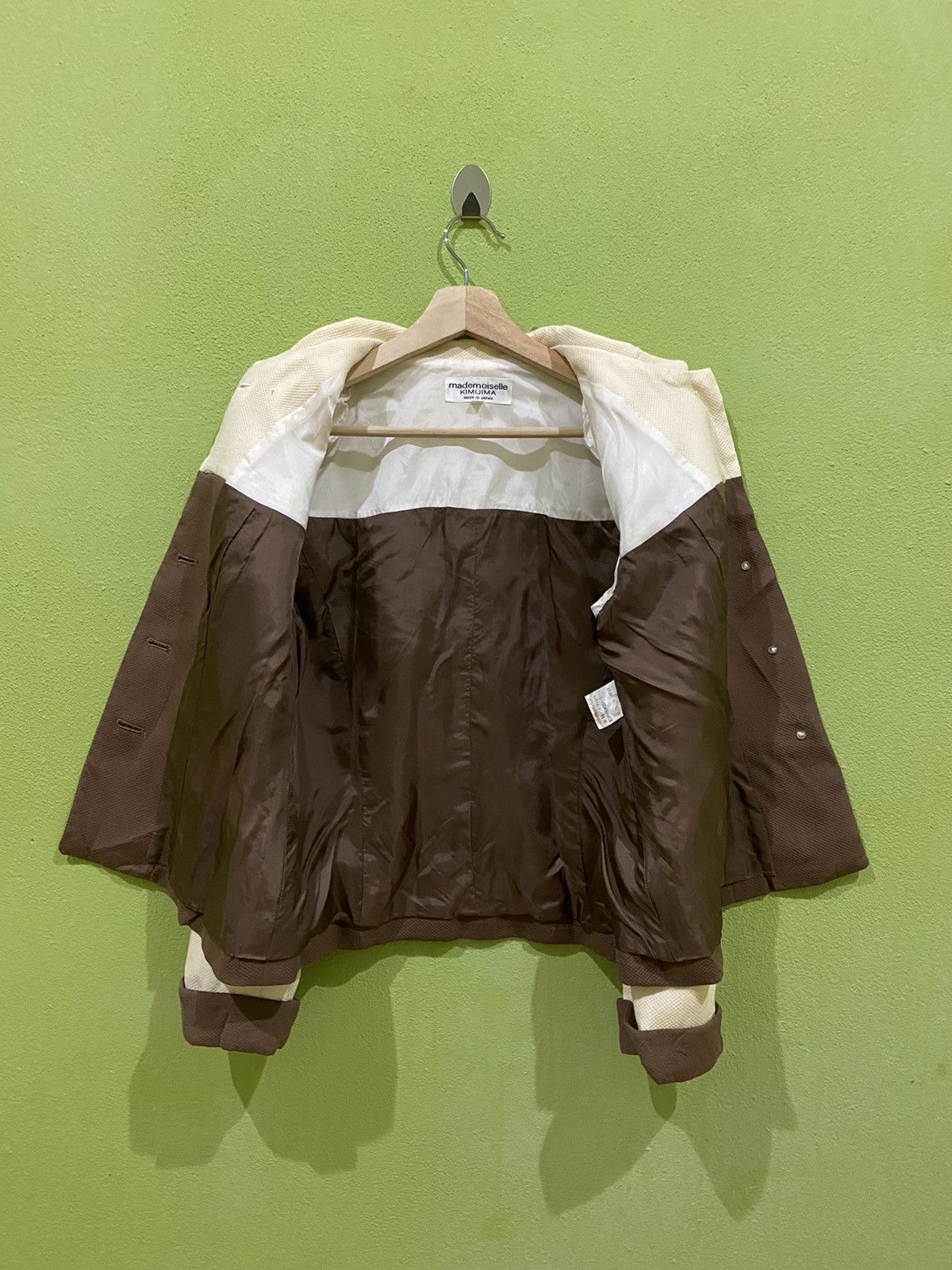 Designer × Japanese Brand × Mademoiselle Non Non MODEMOISELLE KIMIJIMA BUTTON NICE DESIGN JACKET Size US M / EU 48-50 / 2 - 7 Thumbnail
