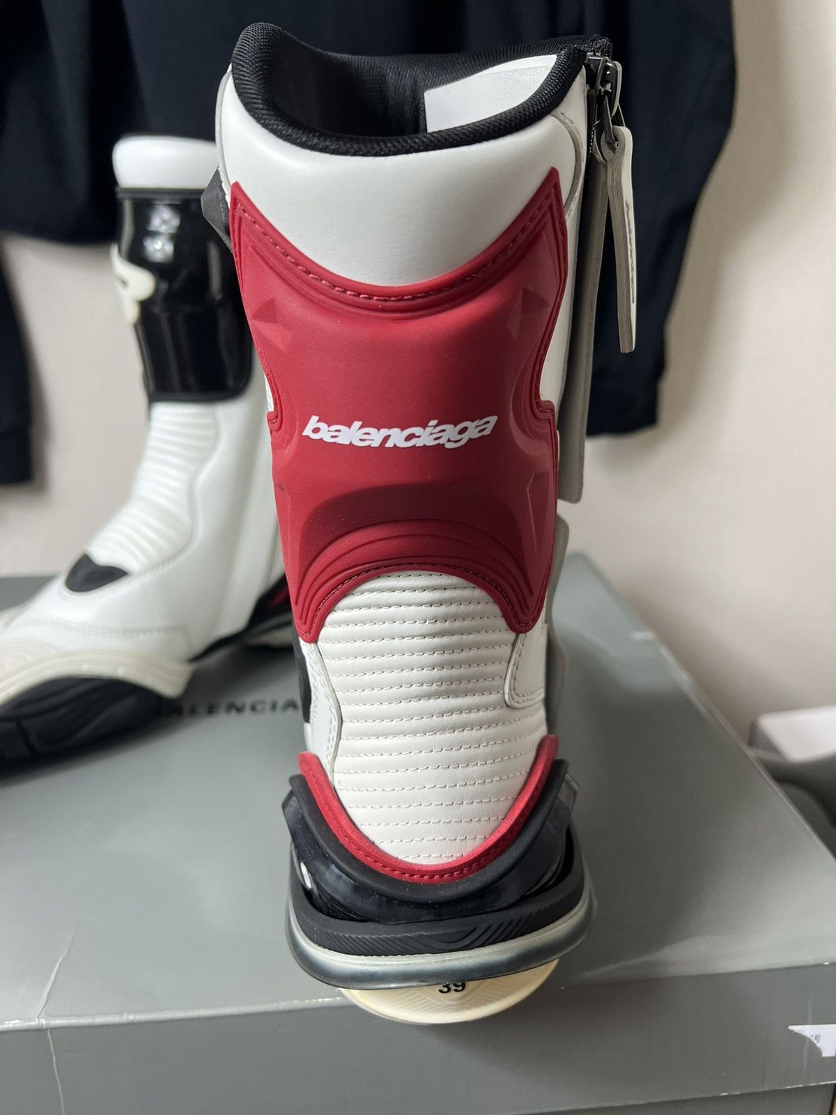 Balenciaga Balenciaga Tyrex Moto Boots FW/20 Size US 6 / EU 39 - 7 Thumbnail