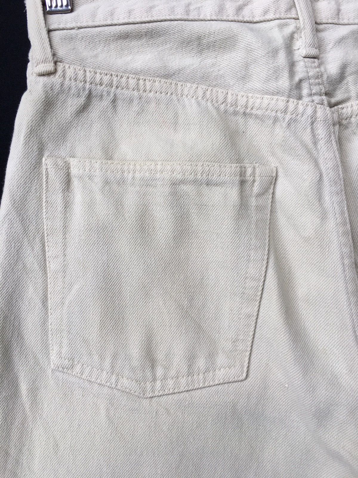 Denime Vintage Denime White Straight Cut Jeans Size US 28 / EU 44 - 18 Thumbnail