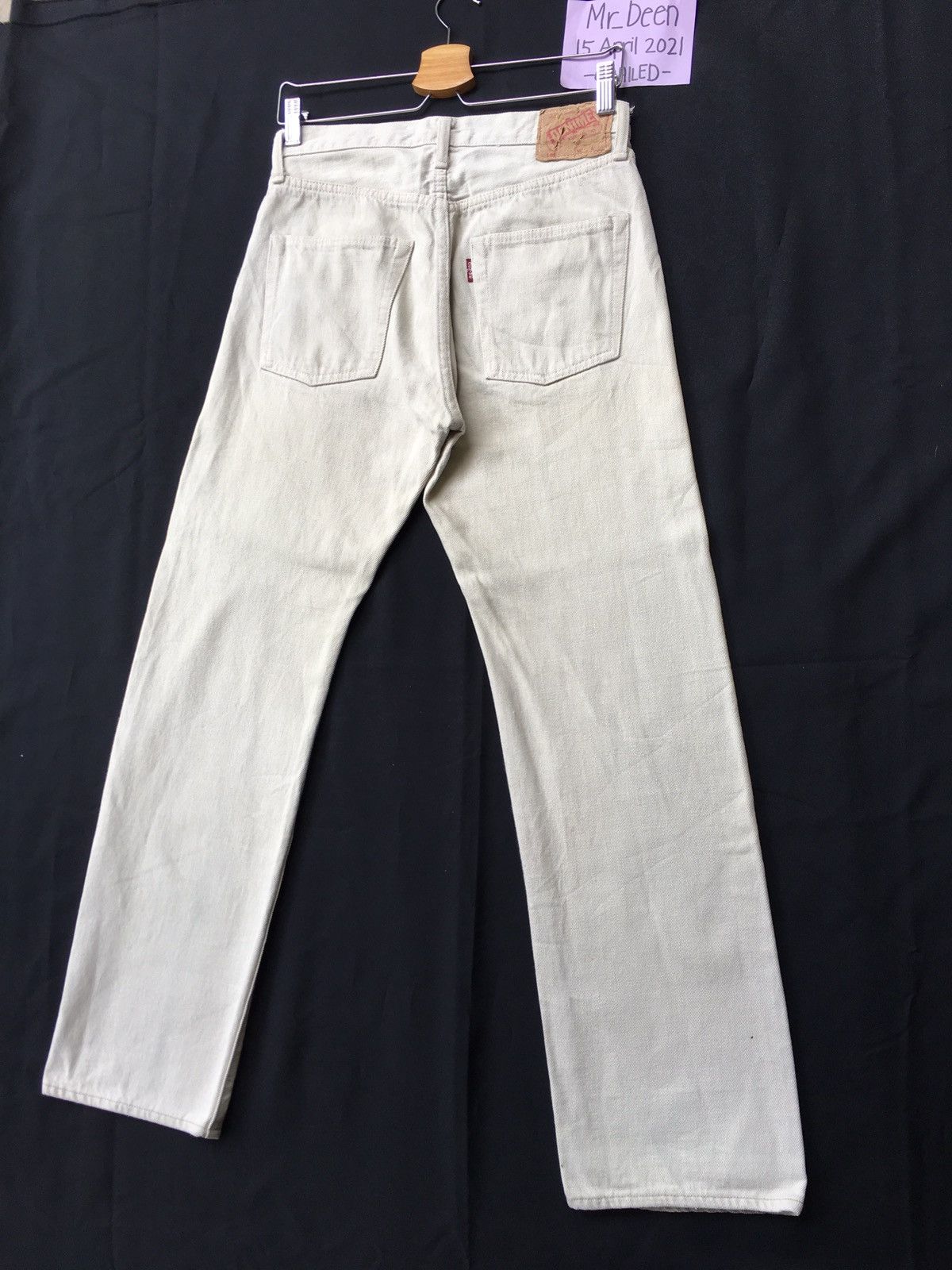 Denime Vintage Denime White Straight Cut Jeans Size US 28 / EU 44 - 13 Thumbnail