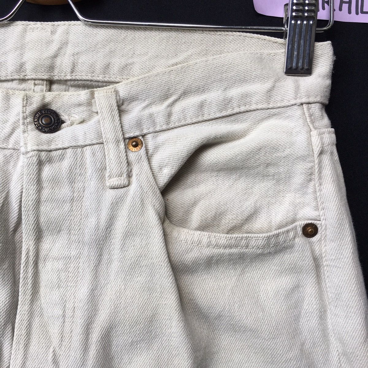 Denime Vintage Denime White Straight Cut Jeans Size US 28 / EU 44 - 6 Thumbnail