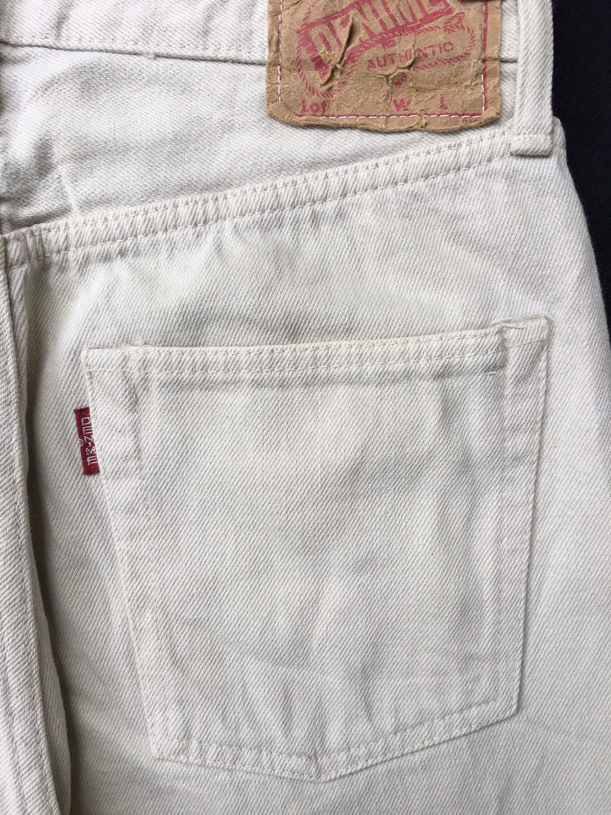 Denime Vintage Denime White Straight Cut Jeans Size US 28 / EU 44 - 15 Thumbnail