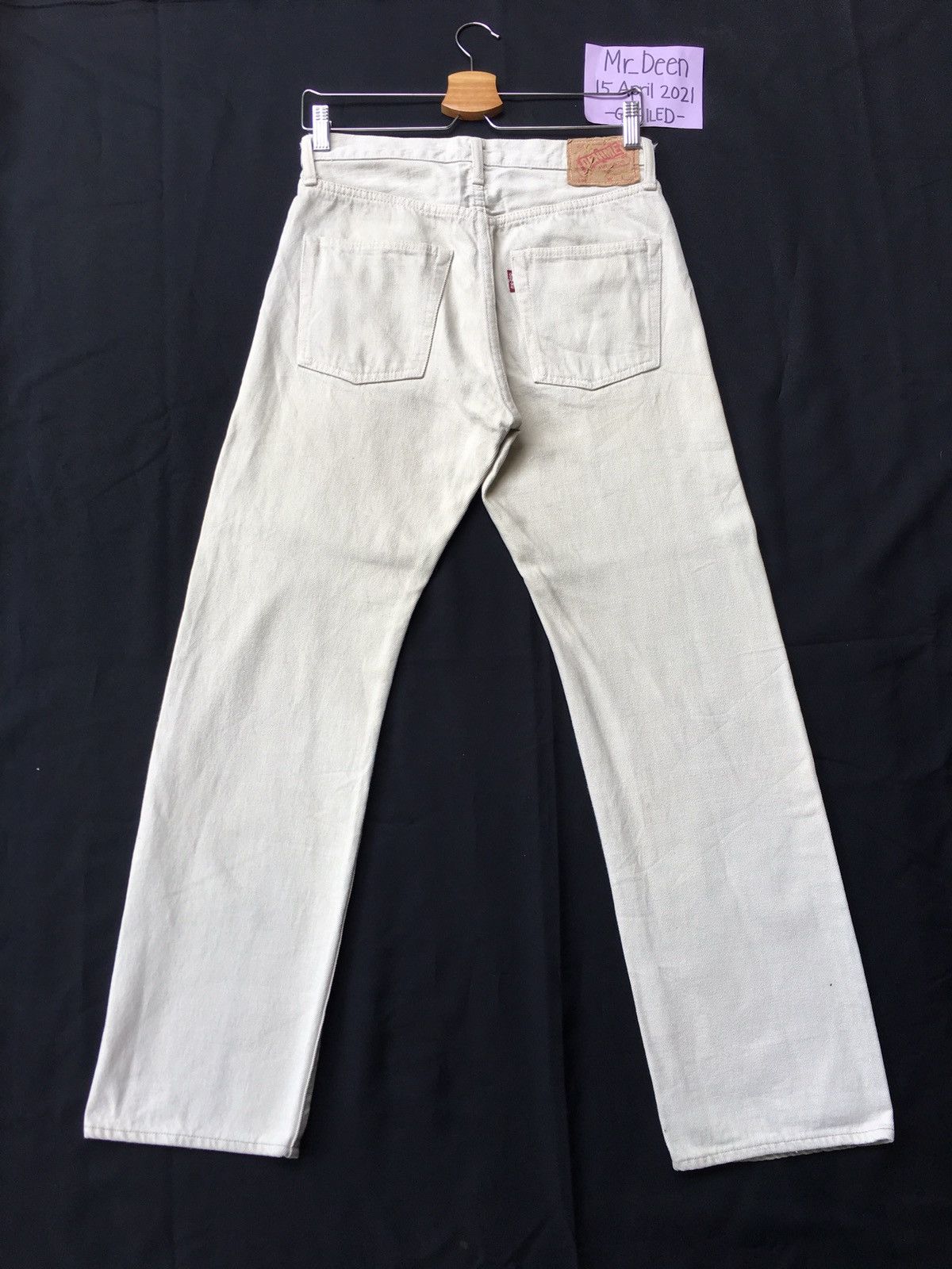Denime Vintage Denime White Straight Cut Jeans Size US 28 / EU 44 - 11 Thumbnail