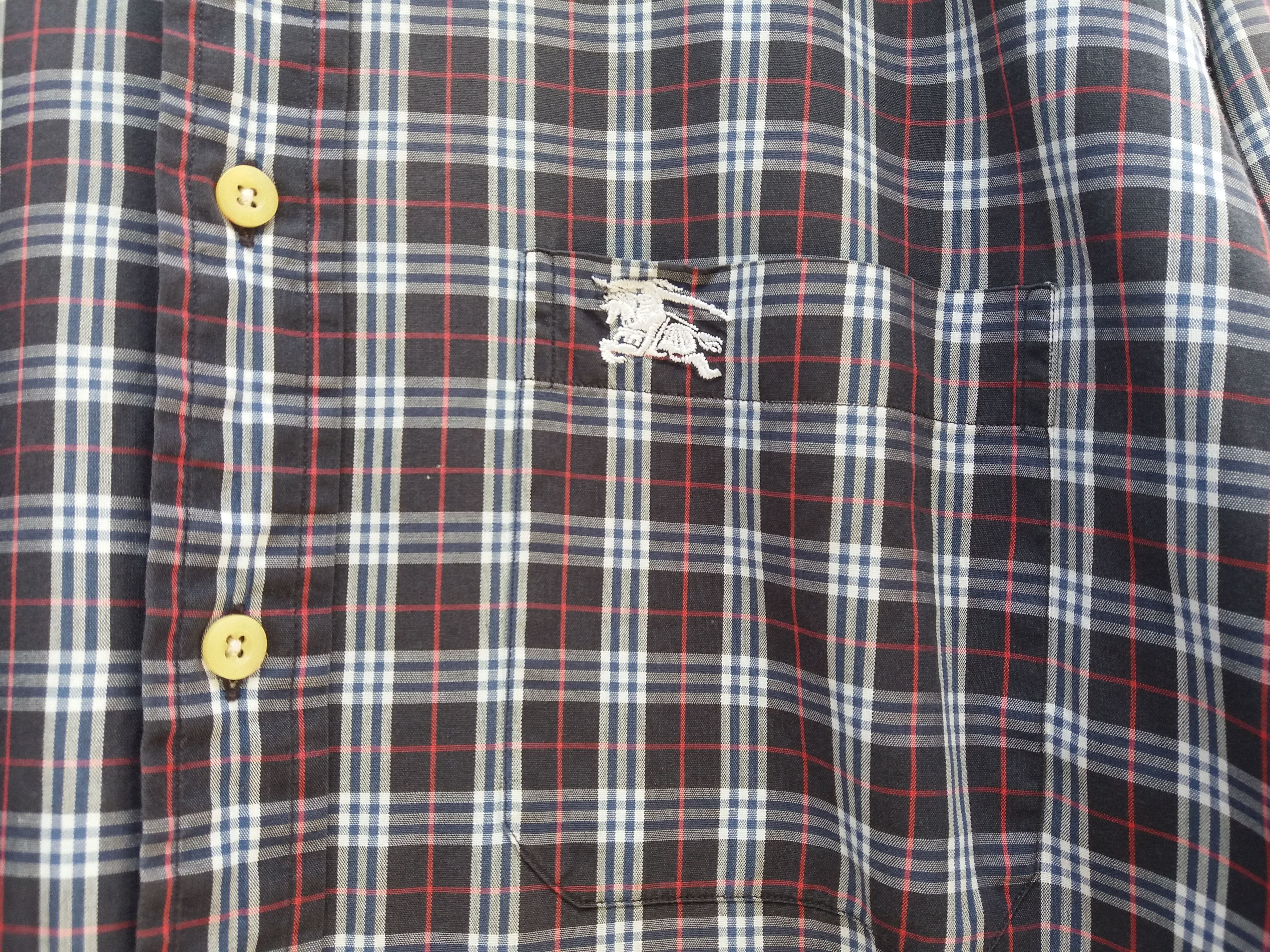 Burberry Vintage 90s Burberry Checkered Long sleeve Shirt Size US M / EU 48-50 / 2 - 5 Thumbnail