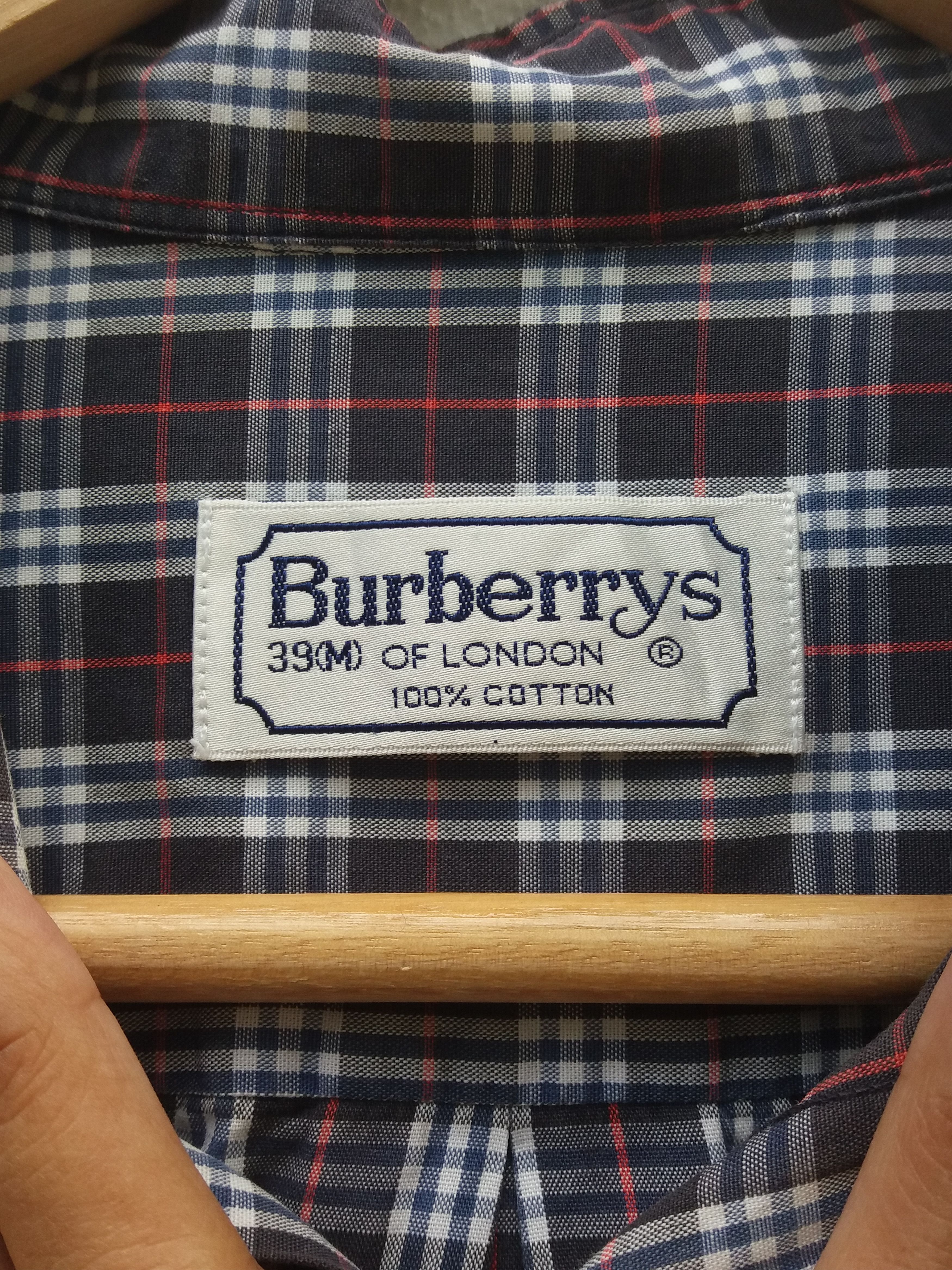 Burberry Vintage 90s Burberry Checkered Long sleeve Shirt Size US M / EU 48-50 / 2 - 13 Thumbnail