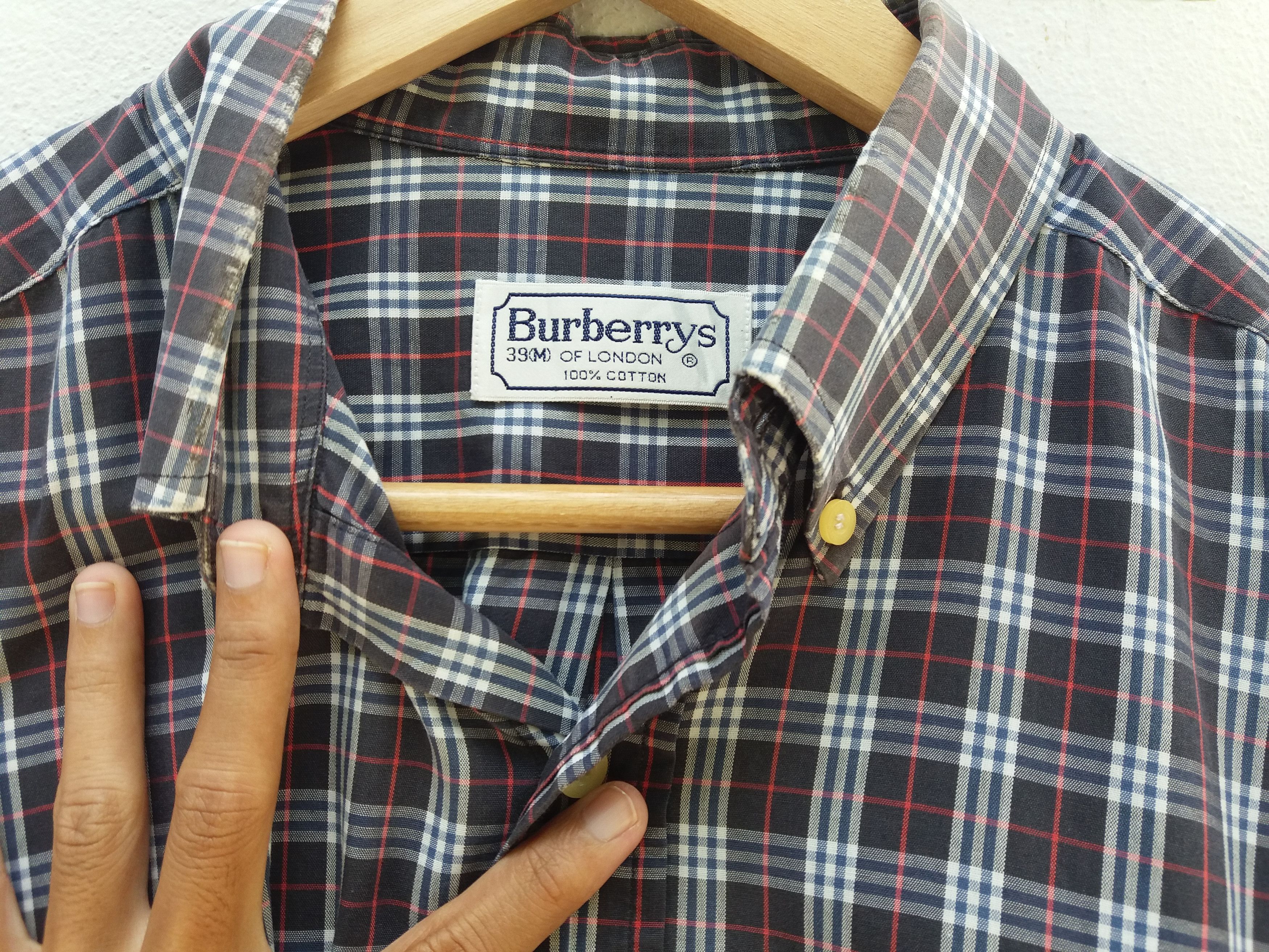 Burberry Vintage 90s Burberry Checkered Long sleeve Shirt Size US M / EU 48-50 / 2 - 4 Thumbnail
