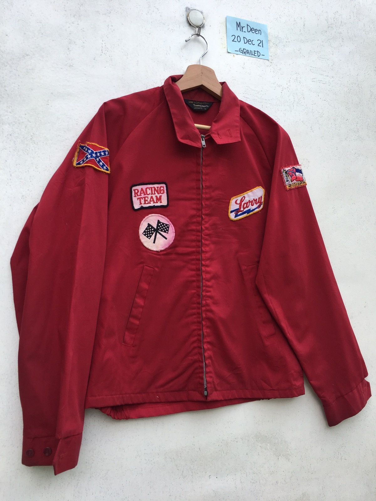 Rare Vintage 1960s Towncraft Racing Team Mississippi Jacket