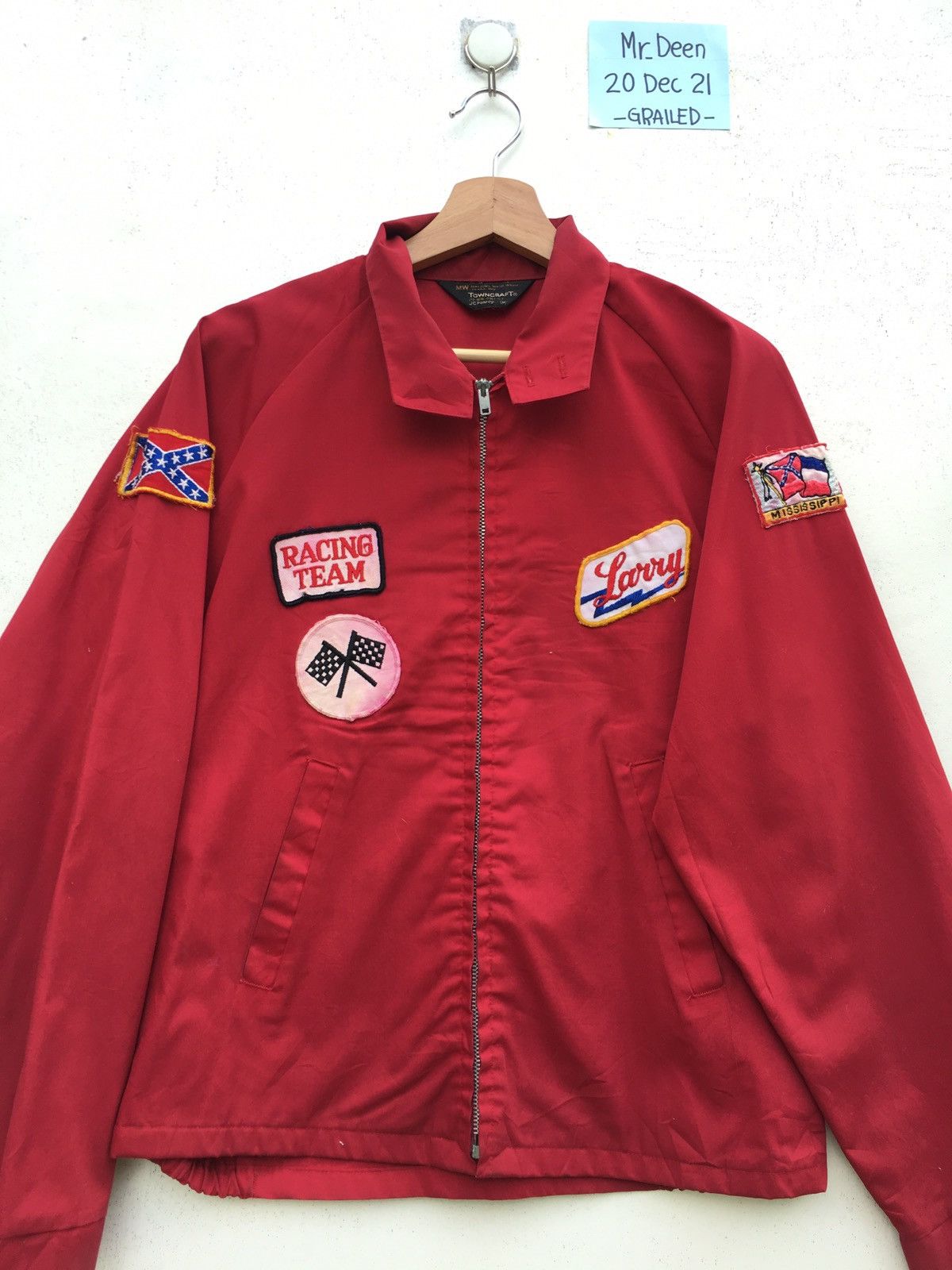 Rare Vintage 1960s Towncraft Racing Team Mississippi Jacket