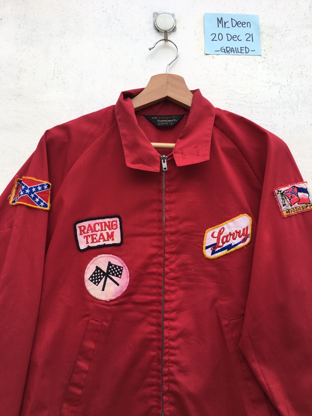 Rare Vintage 1960s Towncraft Racing Team Mississippi Jacket