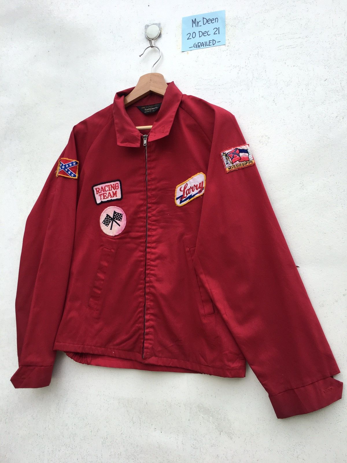 Rare Vintage 1960s Towncraft Racing Team Mississippi Jacket