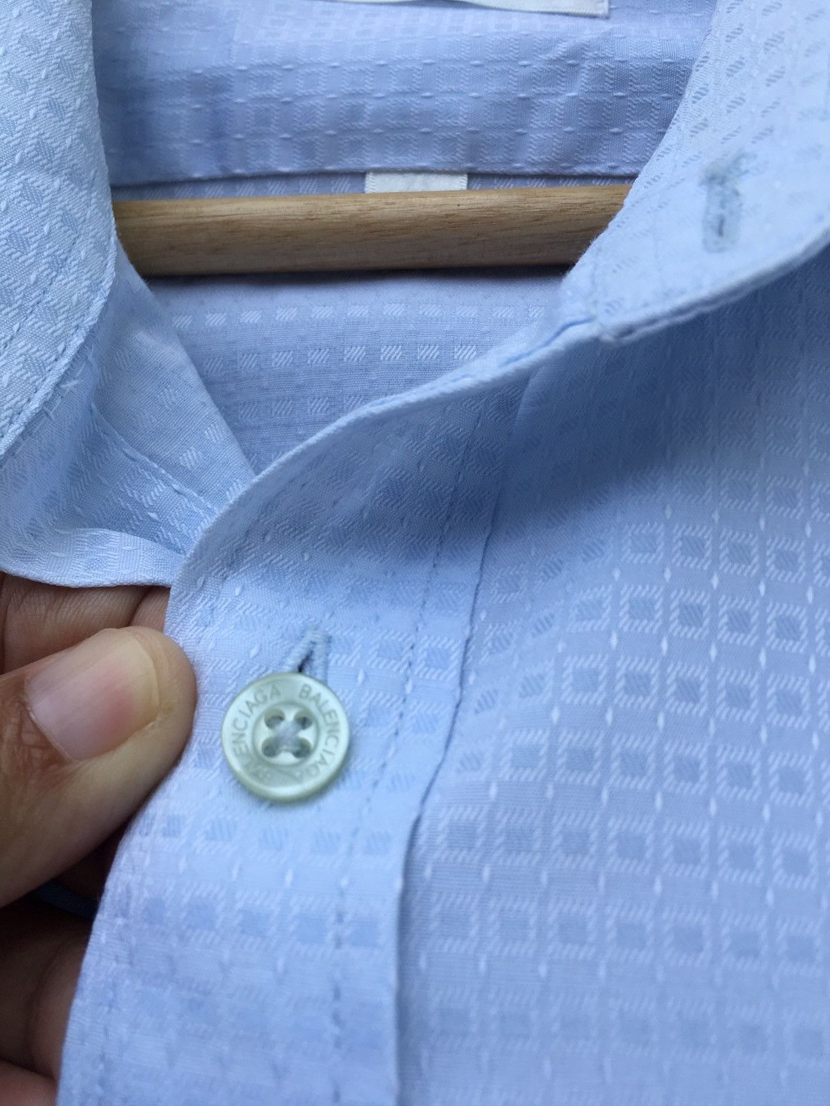 Balenciaga Vintage Balenciaga Paris Longsleeve Buttons Up Shirt Size US M / EU 48-50 / 2 - 7 Thumbnail