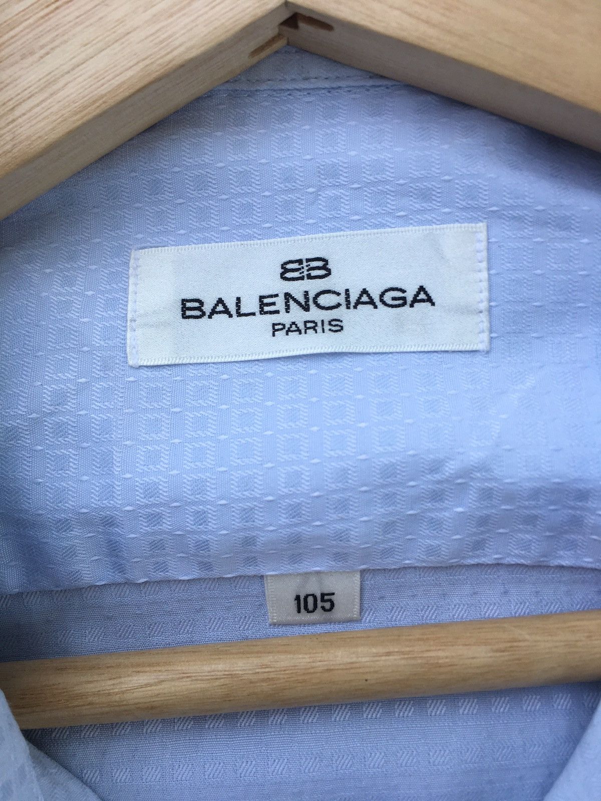 Balenciaga Vintage Balenciaga Paris Longsleeve Buttons Up Shirt Size US M / EU 48-50 / 2 - 6 Thumbnail