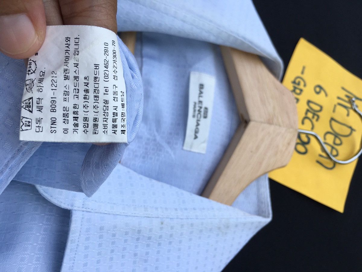 Balenciaga Vintage Balenciaga Paris Longsleeve Buttons Up Shirt Size US M / EU 48-50 / 2 - 10 Thumbnail