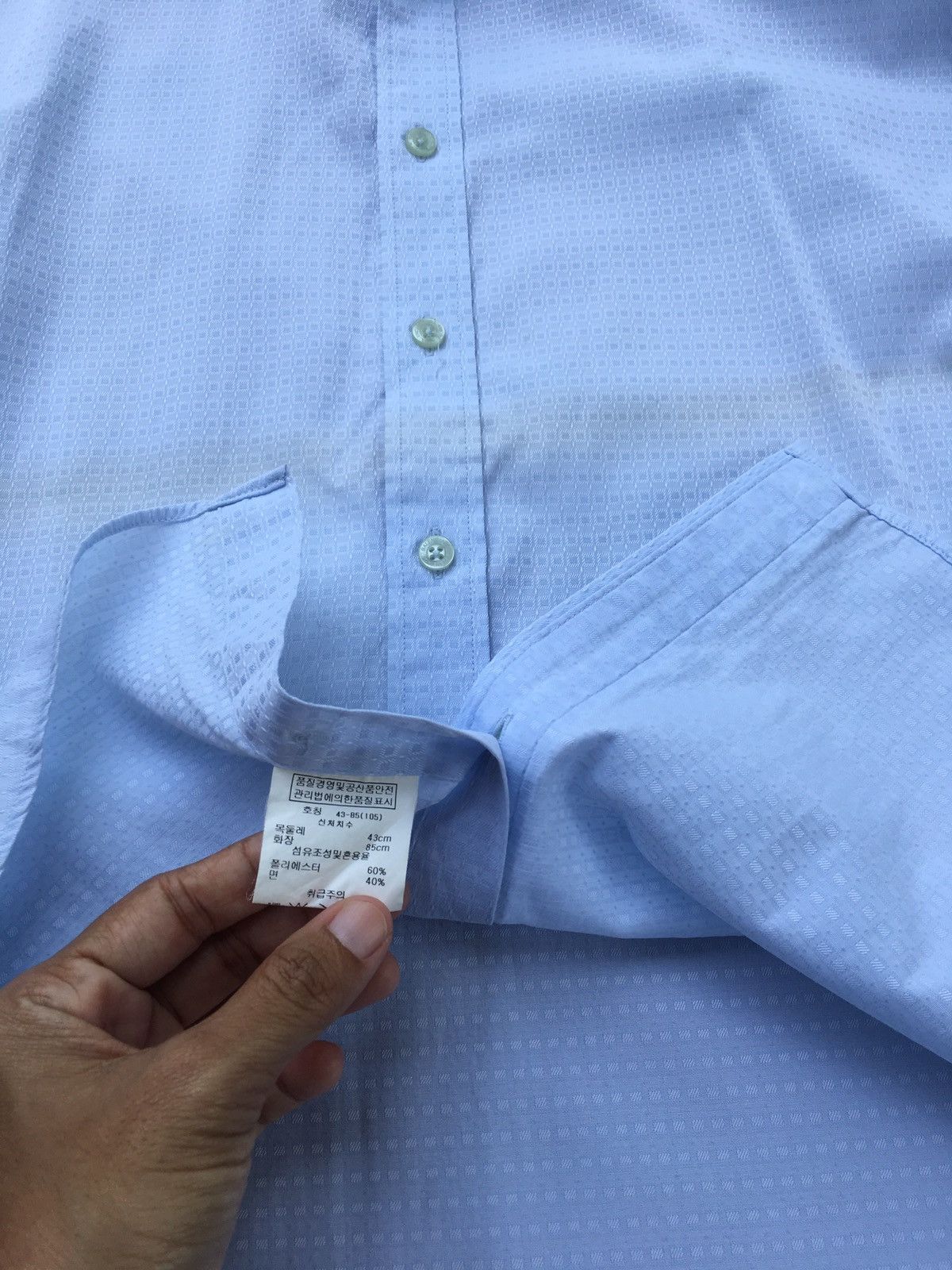 Balenciaga Vintage Balenciaga Paris Longsleeve Buttons Up Shirt Size US M / EU 48-50 / 2 - 8 Thumbnail