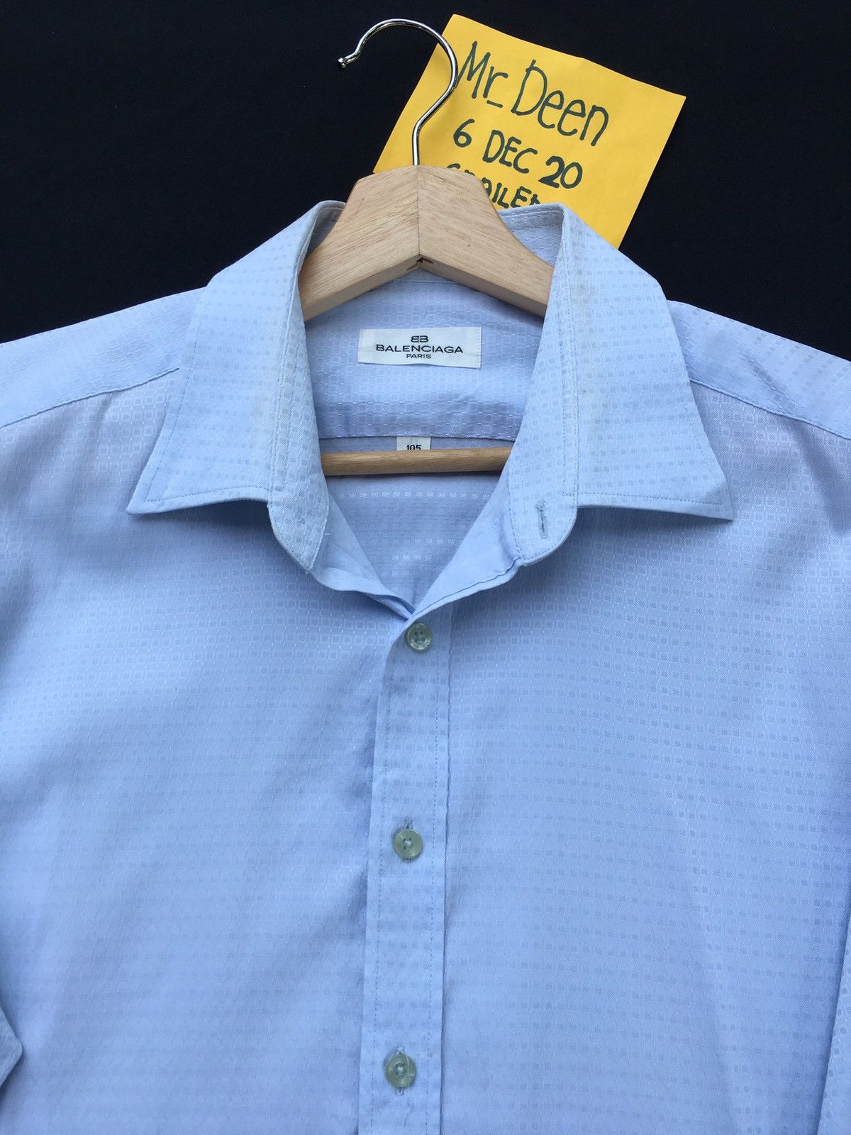 Balenciaga Vintage Balenciaga Paris Longsleeve Buttons Up Shirt Size US M / EU 48-50 / 2 - 4 Thumbnail