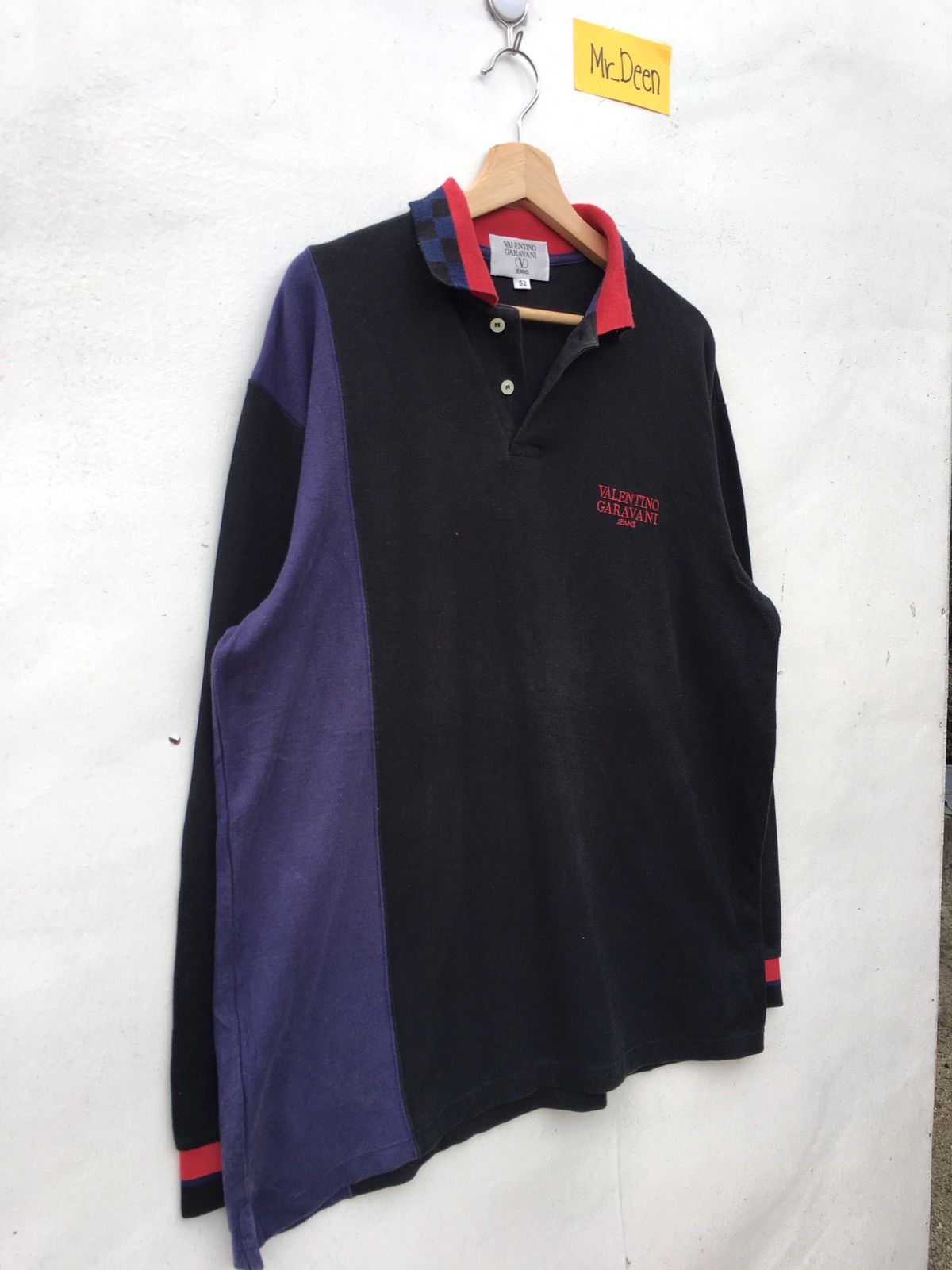 Valentino Vintage 90s Valentino Garavani Spellout Longsleeve Size US L / EU 52-54 / 3 - 3 Thumbnail