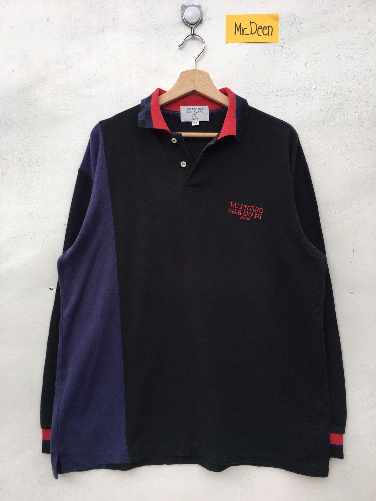 Valentino Vintage 90s Valentino Garavani Spellout Longsleeve Size US L / EU 52-54 / 3 - 2 Thumbnail