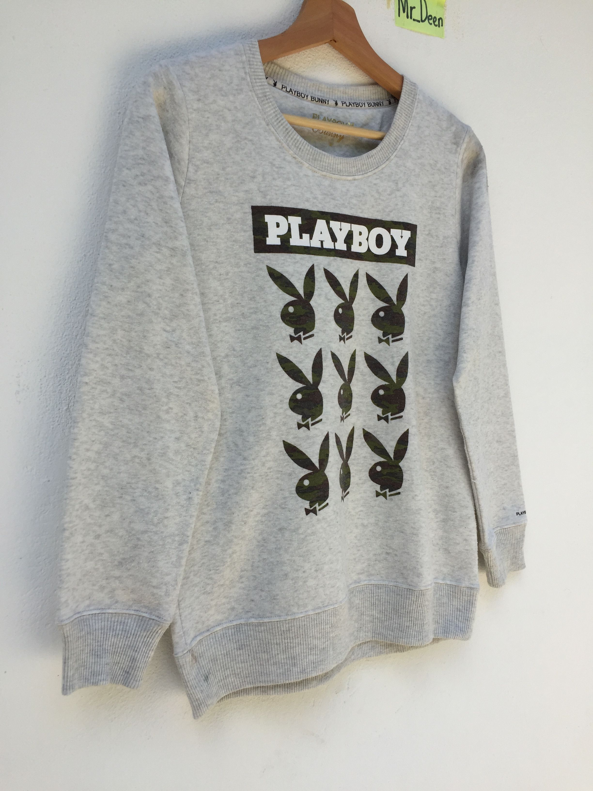 Playboy Rare Vintage Playboy Bunny Big Logo Pullover/ Sweatshirt Size US S / EU 44-46 / 1 - 2 Thumbnail