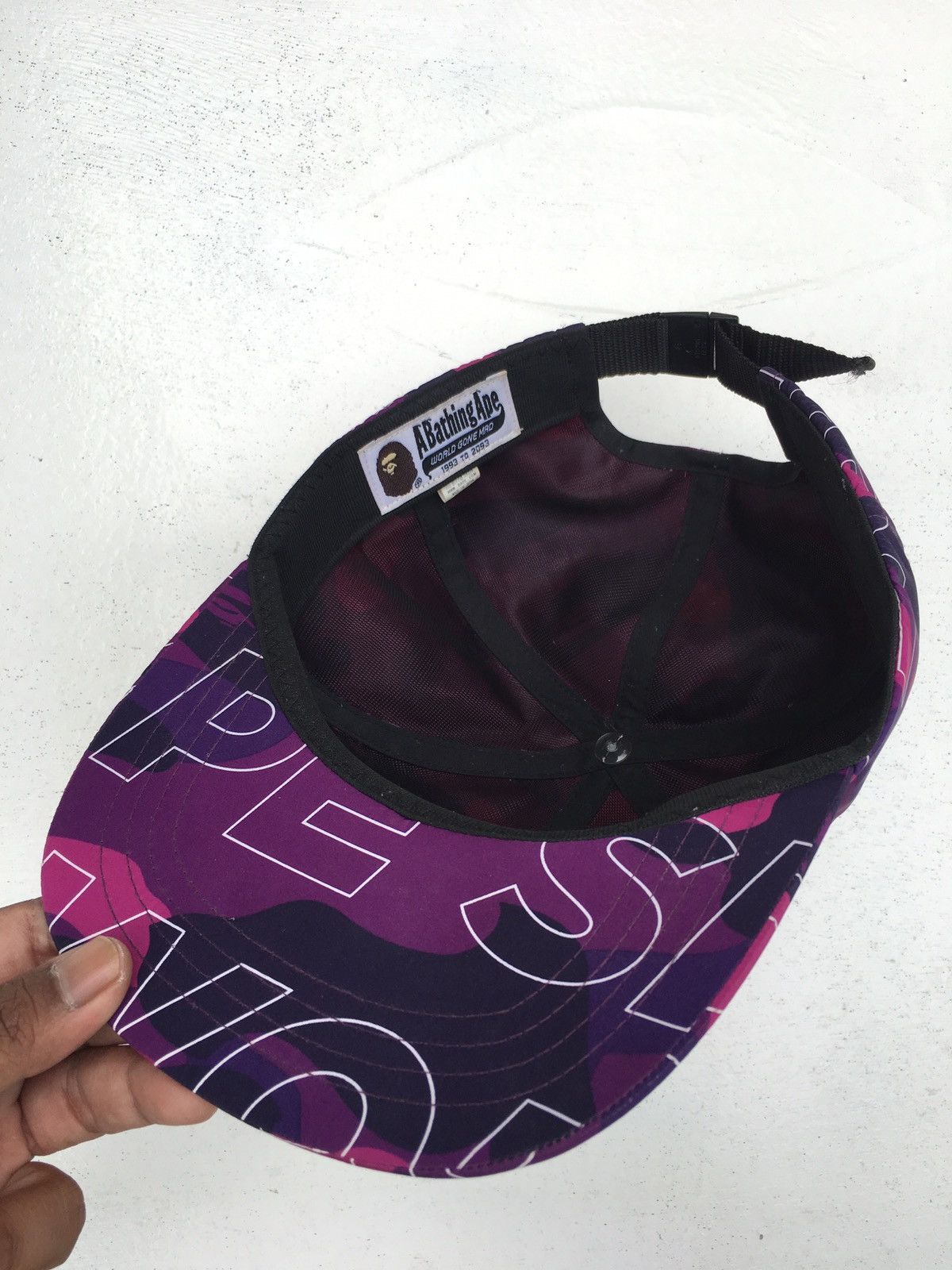 Bape Text Color Camo Panel Cap Size ONE SIZE - 11 Thumbnail