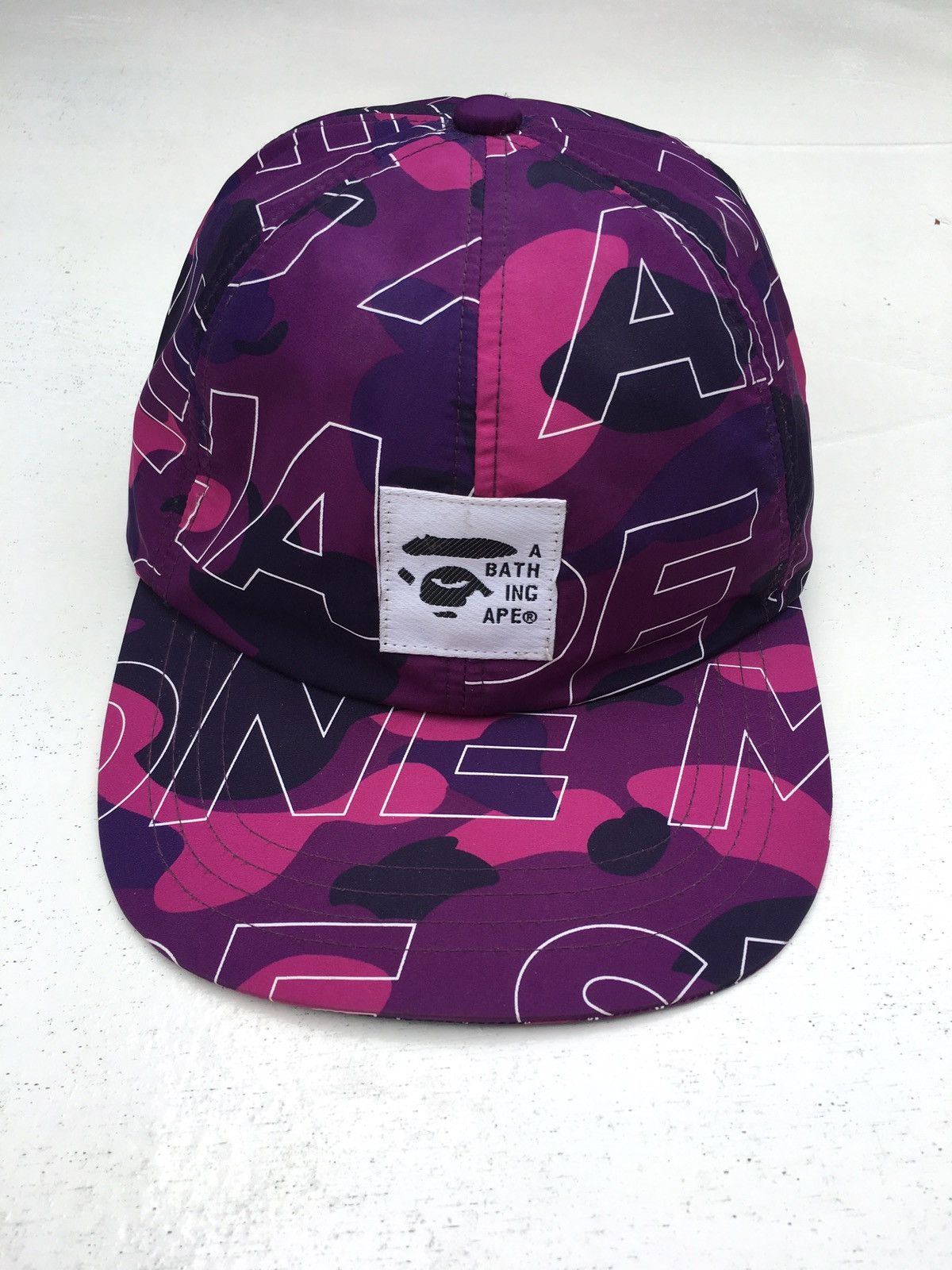 Bape Text Color Camo Panel Cap Size ONE SIZE - 2 Thumbnail