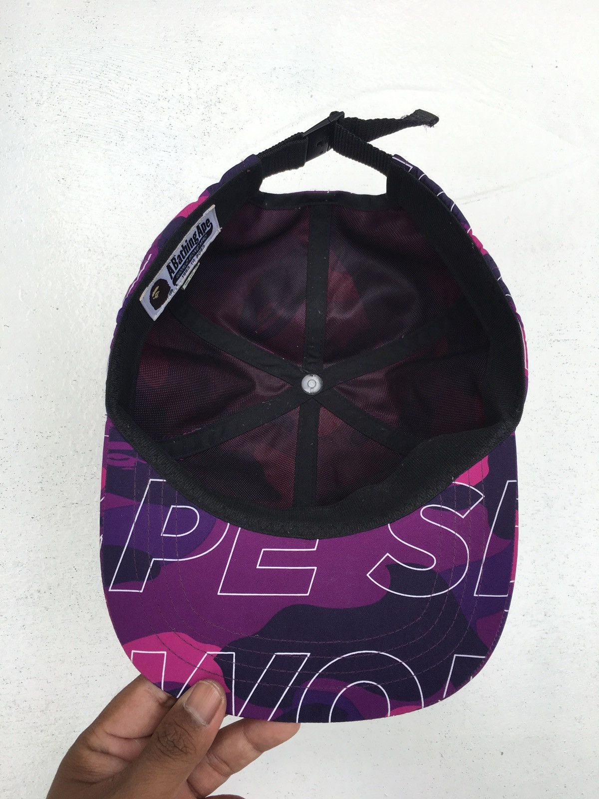 Bape Text Color Camo Panel Cap Size ONE SIZE - 10 Thumbnail