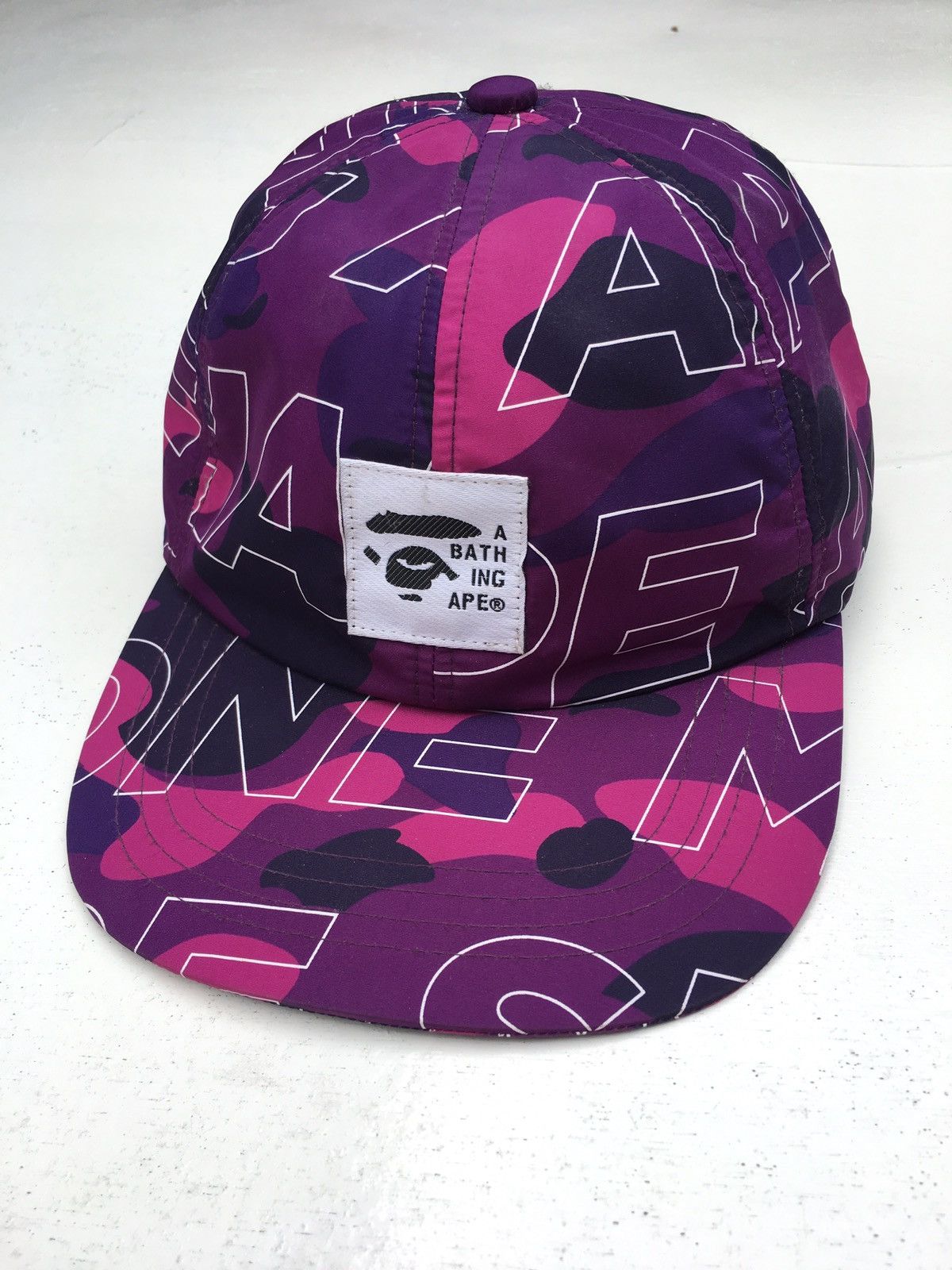 Bape Text Color Camo Panel Cap Size ONE SIZE - 3 Thumbnail