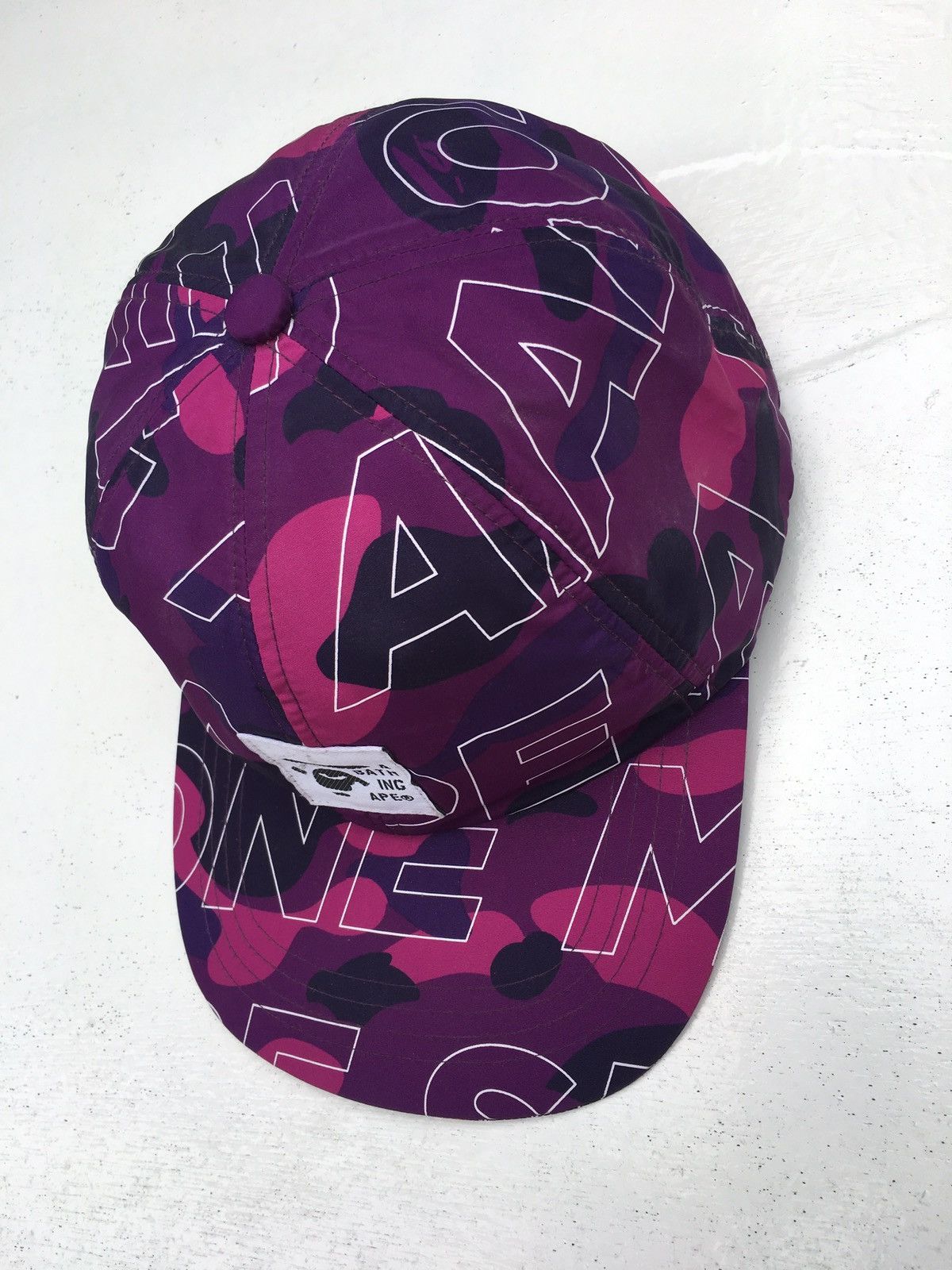 Bape Text Color Camo Panel Cap Size ONE SIZE - 5 Thumbnail