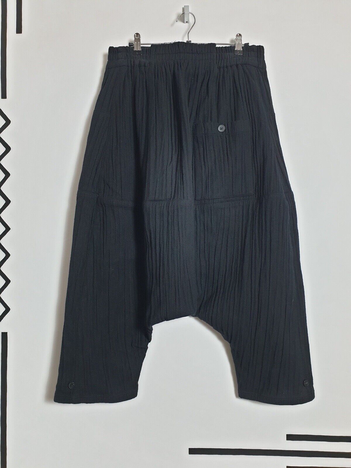 Aleksandr Manamis Aleksandr Manamis Trousers Unisex Pants Black Size 36/S/M Size 30" / US 8 / IT 44 - 6 Thumbnail