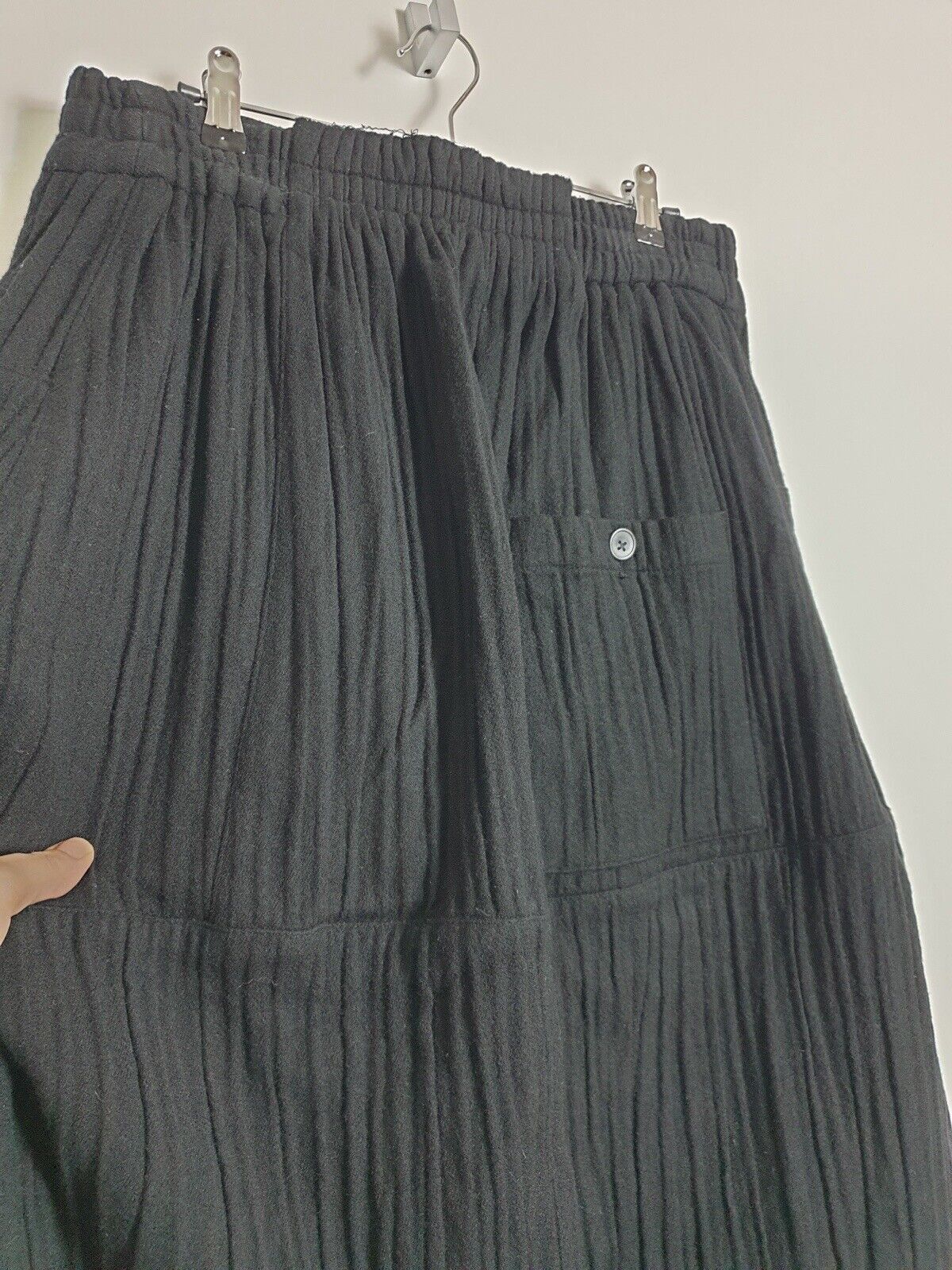 Aleksandr Manamis Aleksandr Manamis Trousers Unisex Pants Black Size 36/S/M Size 30" / US 8 / IT 44 - 11 Thumbnail
