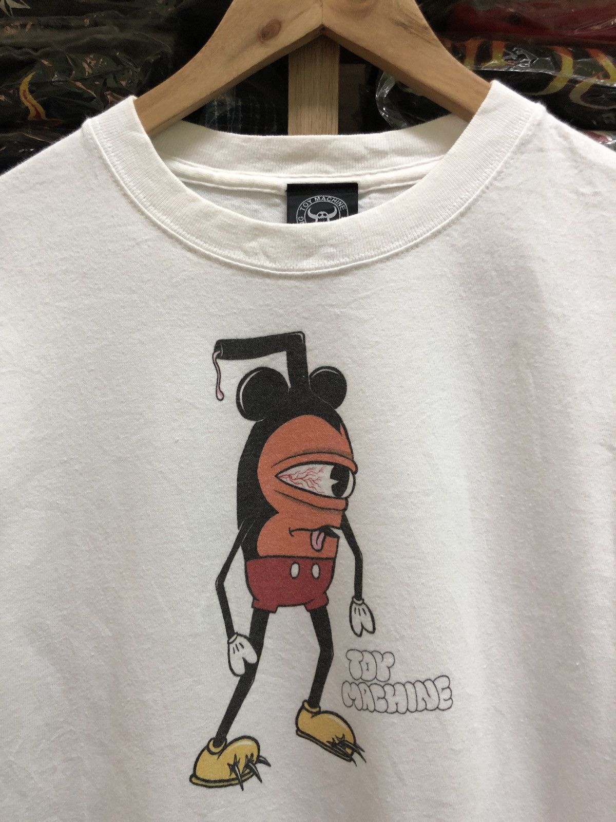 Toy Machine 🔥Toy Machine Brain Wash Mickey Mouse Skateboard Shirts Size US S / EU 44-46 / 1 - 3 Thumbnail