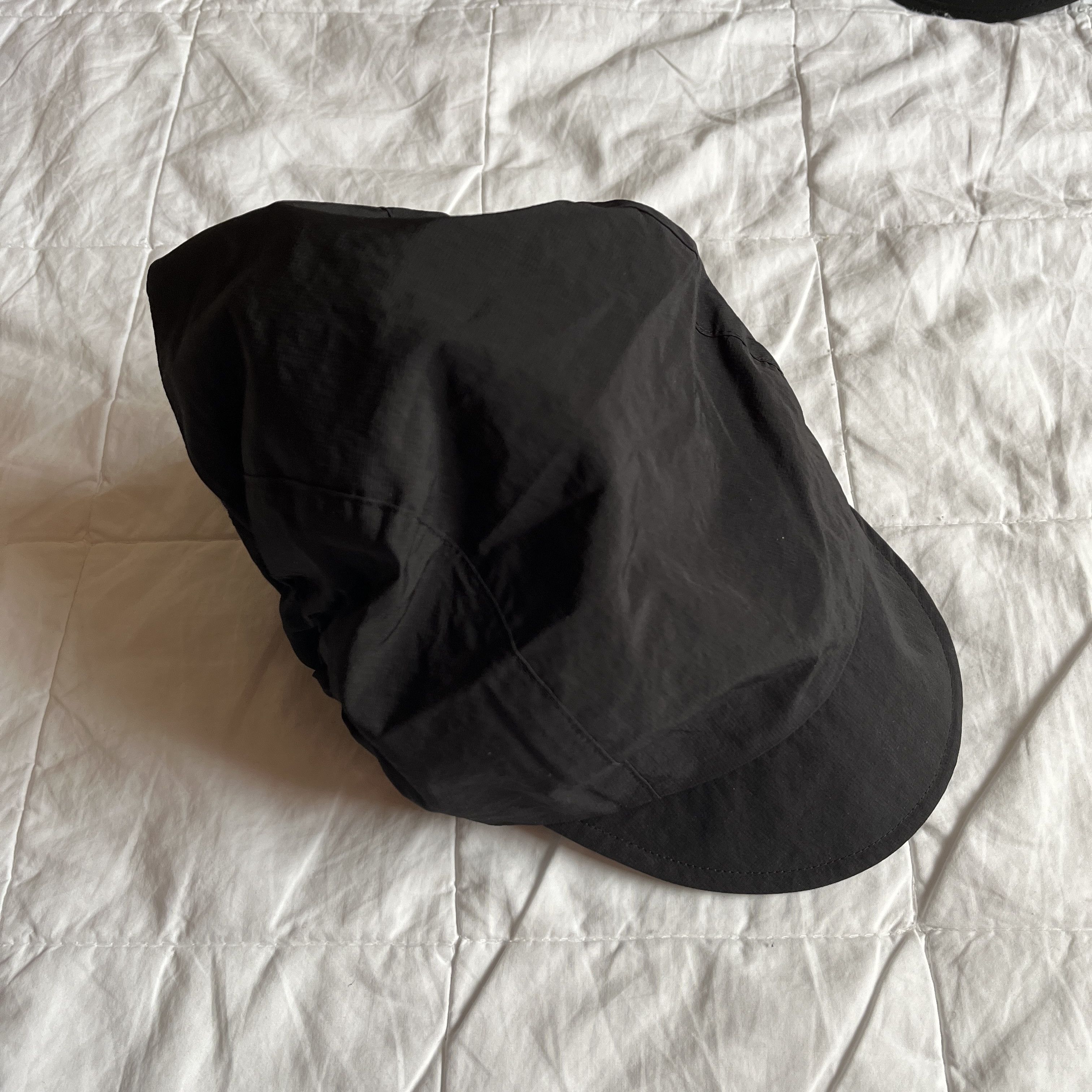 Hyein Seo HYEIN SEO Black Shirring Cap Size ONE SIZE - 3 Thumbnail