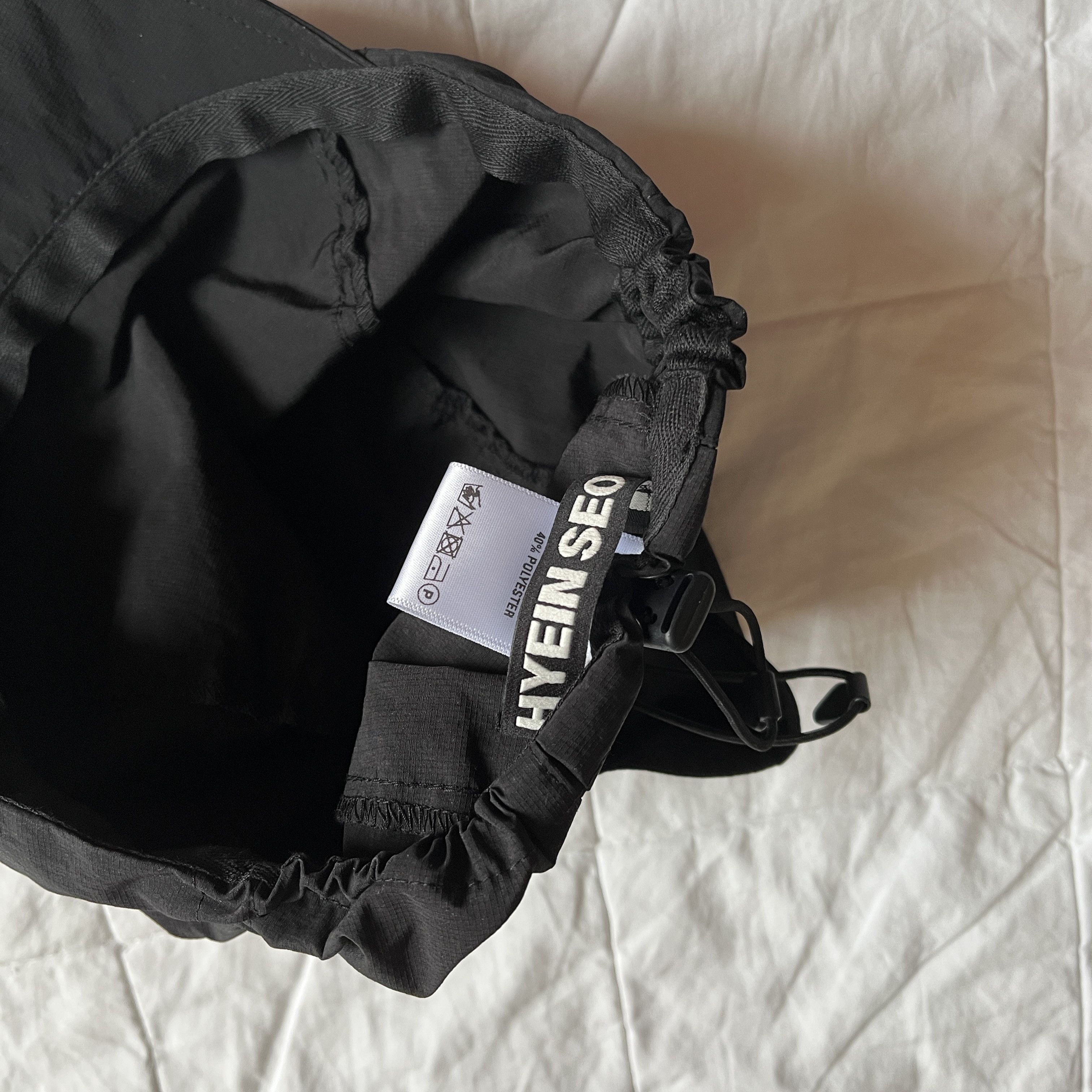 Hyein Seo HYEIN SEO Black Shirring Cap Size ONE SIZE - 4 Thumbnail