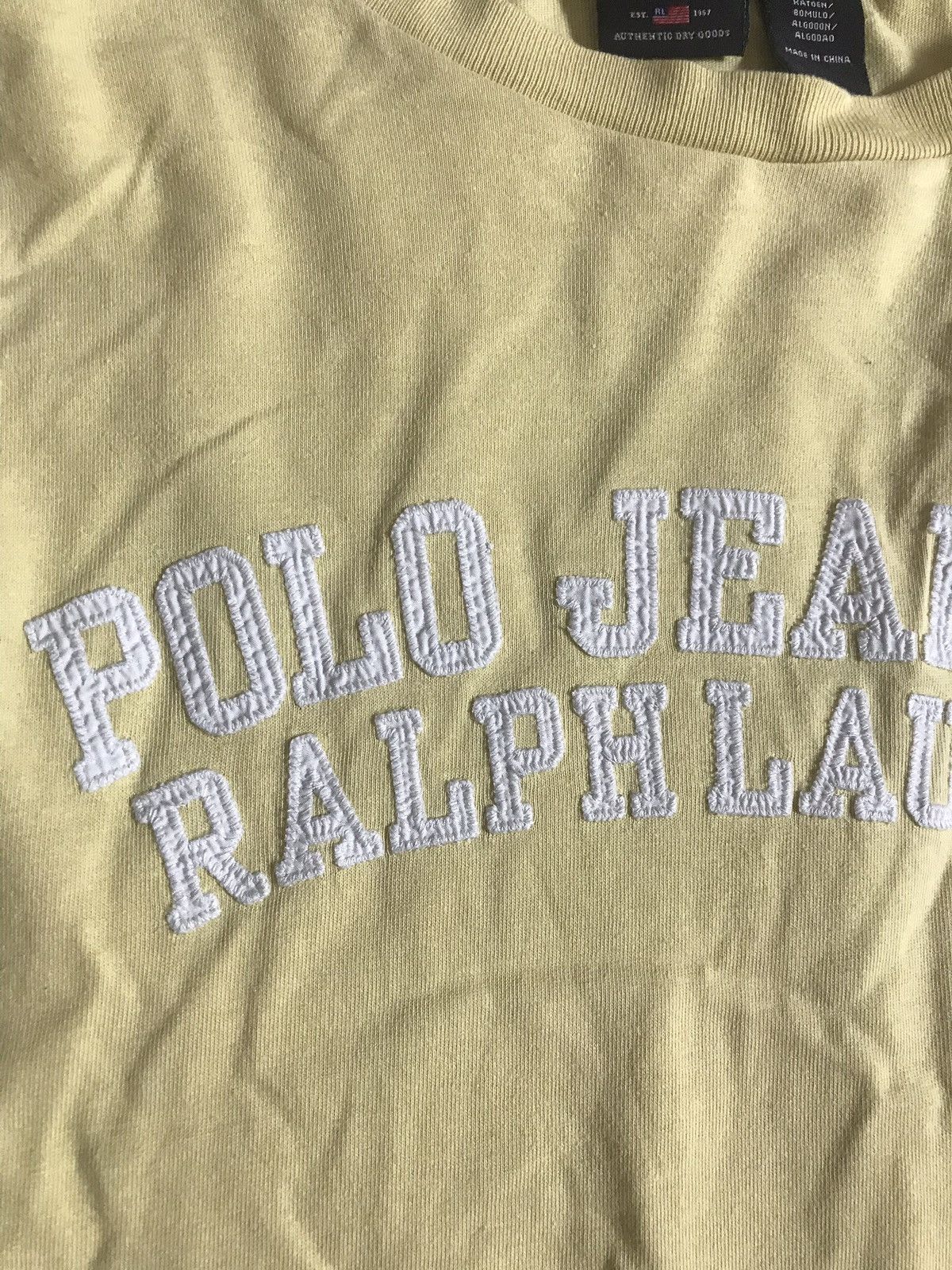 Vintage Vintage Ralph Lauren Polo Jeans company big logo t-shirt Size US XL / EU 56 / 4 - 5 Thumbnail
