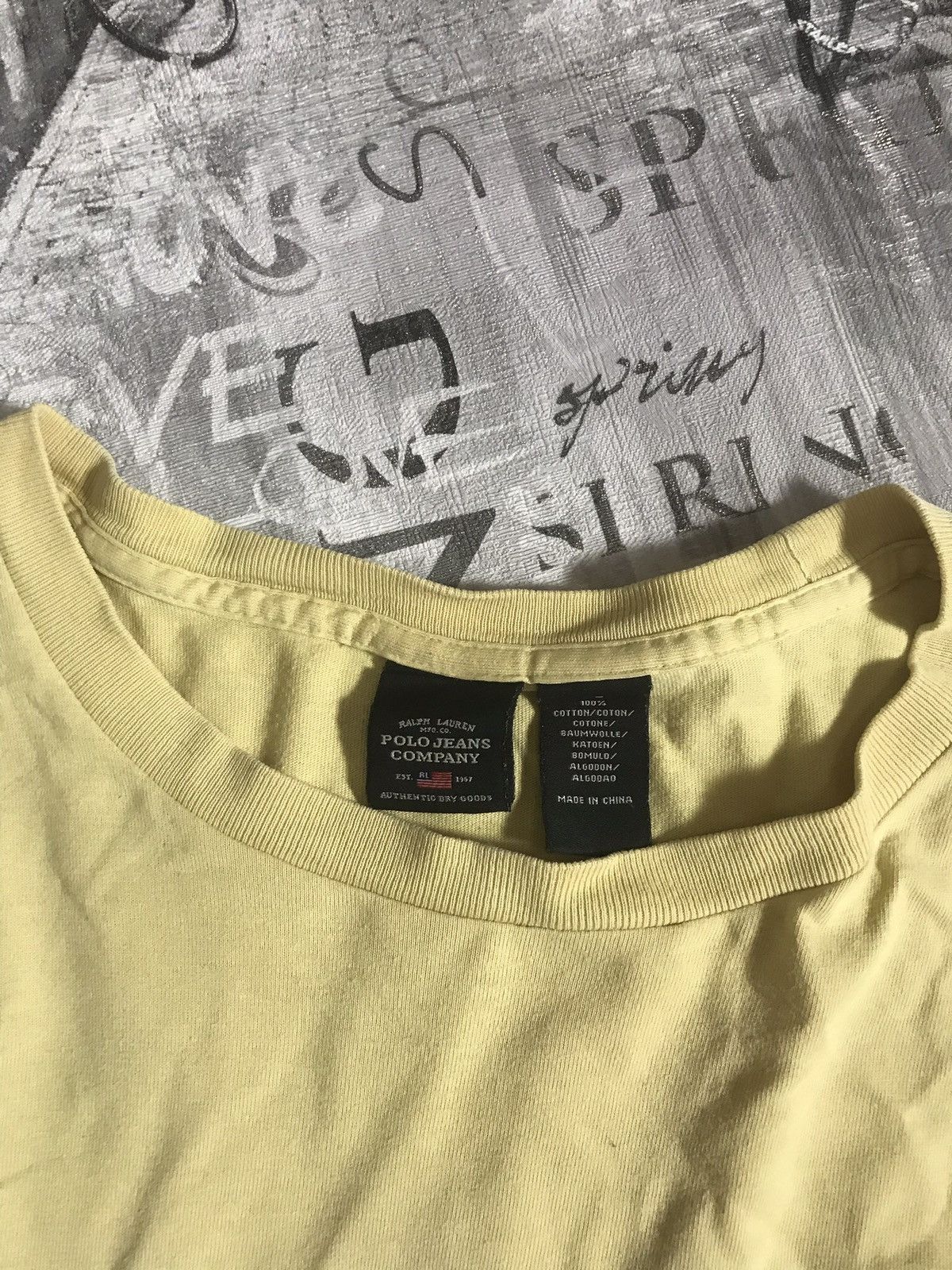 Vintage Vintage Ralph Lauren Polo Jeans company big logo t-shirt Size US XL / EU 56 / 4 - 3 Thumbnail
