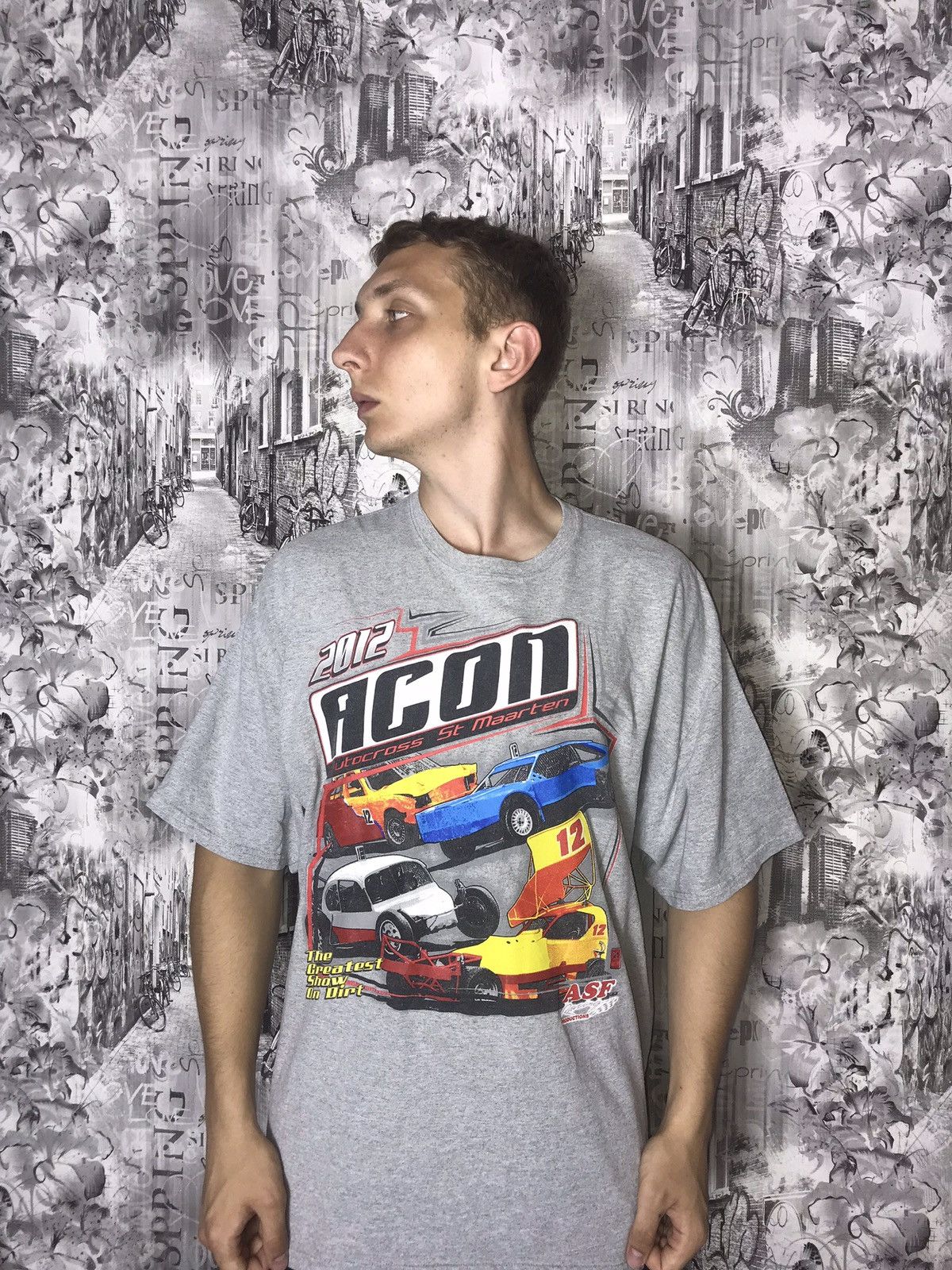 Vintage 2012 Acon racing t-shirt Size US XL / EU 56 / 4 - 1 Thumbnail