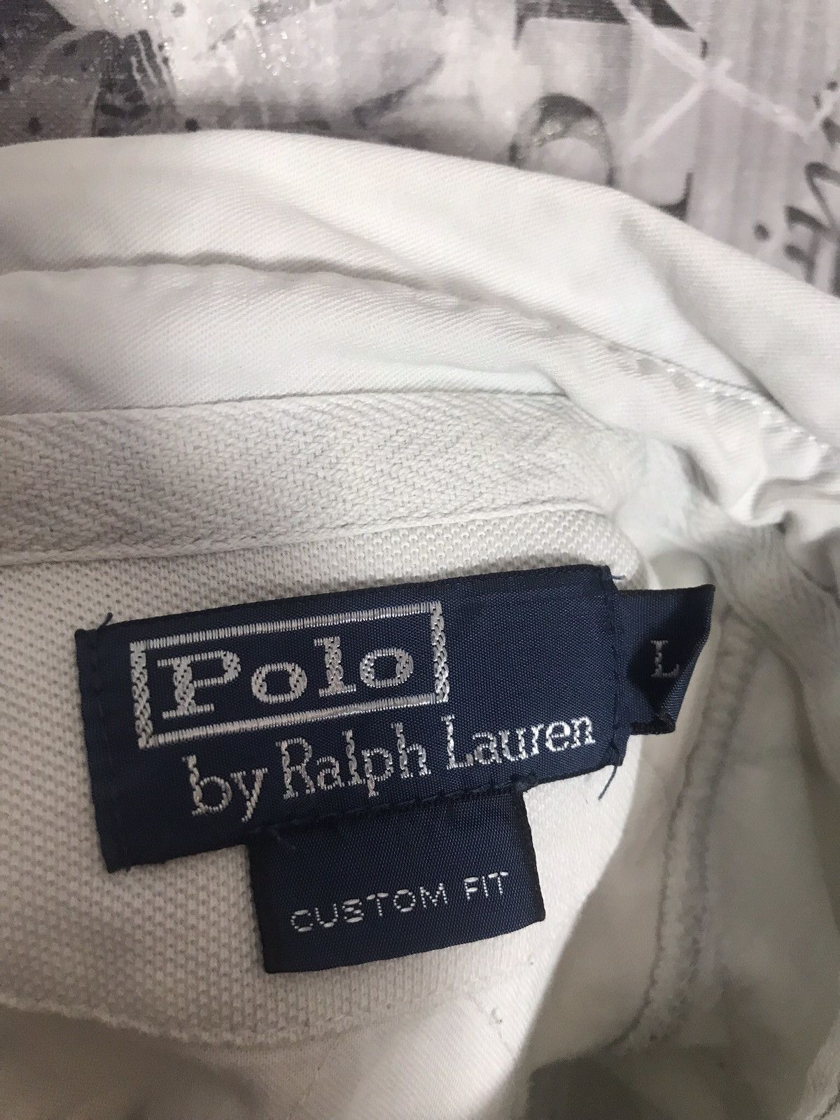 Vintage Vintage Polo Ralph Lauren big logo polo Size US L / EU 52-54 / 3 - 3 Thumbnail