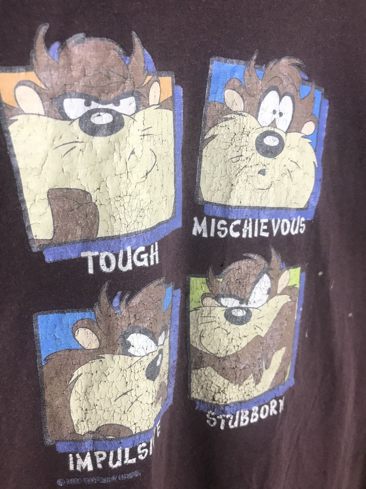 Vintage 1998 Vintage 90S Warner Bros Looney Tunes Taz t-shirt Size US S / EU 44-46 / 1 - 2 Thumbnail