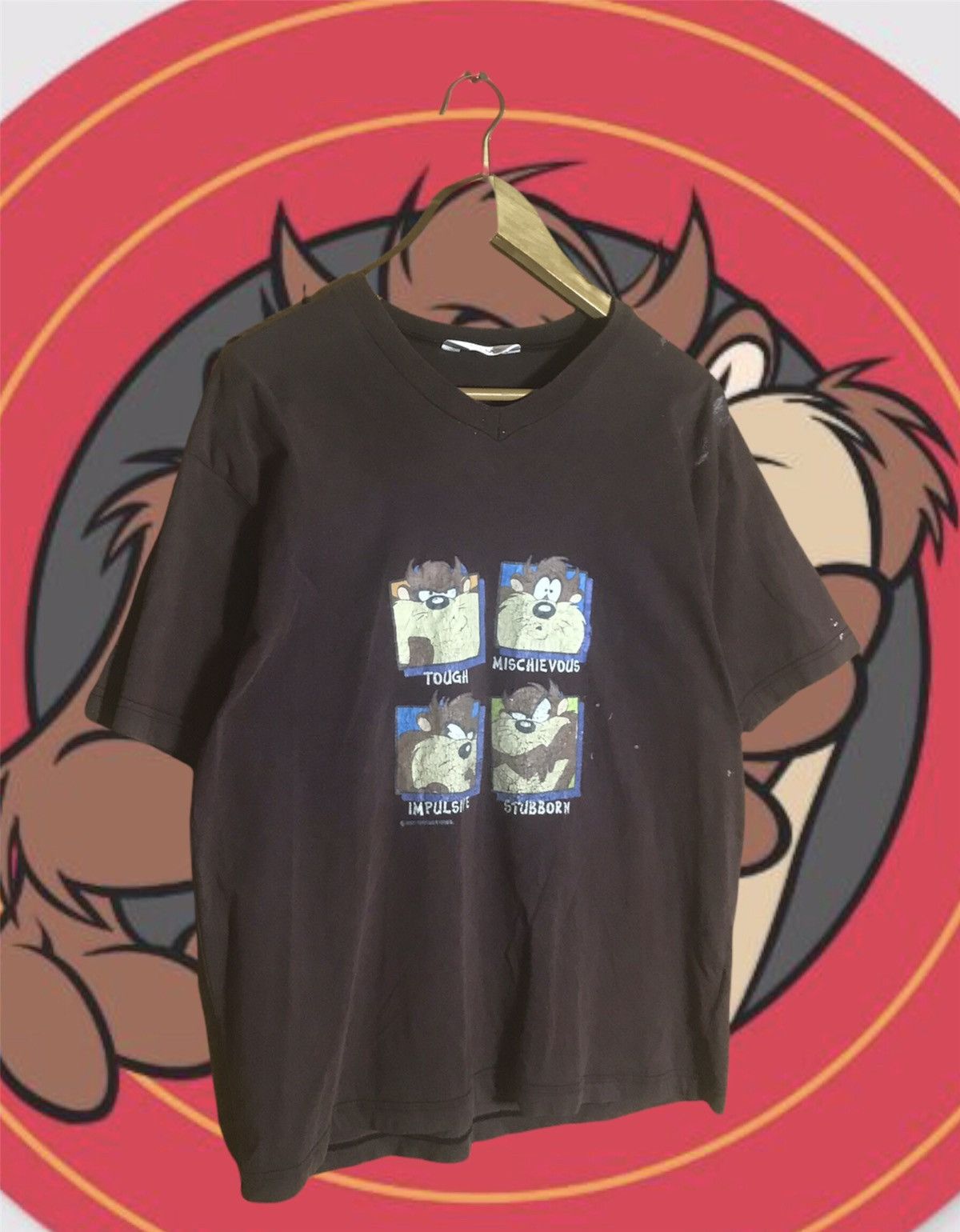 Vintage 1998 Vintage 90S Warner Bros Looney Tunes Taz t-shirt Size US S / EU 44-46 / 1 - 1 Thumbnail